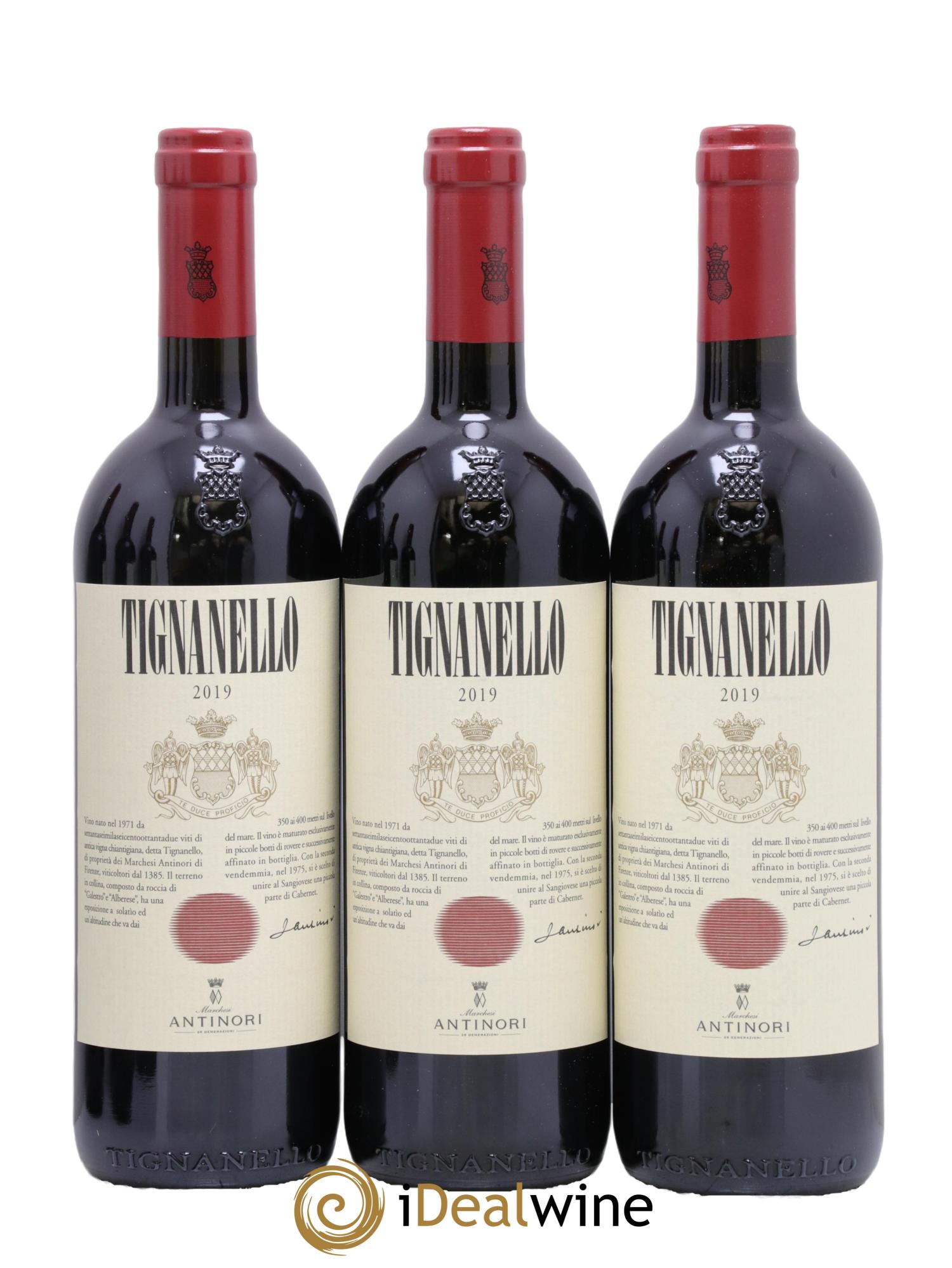 Toscana IGT Tignanello Tenuta Tignanello - Marchesi Antinori 2019 - Posten von 6 Flaschen - 1