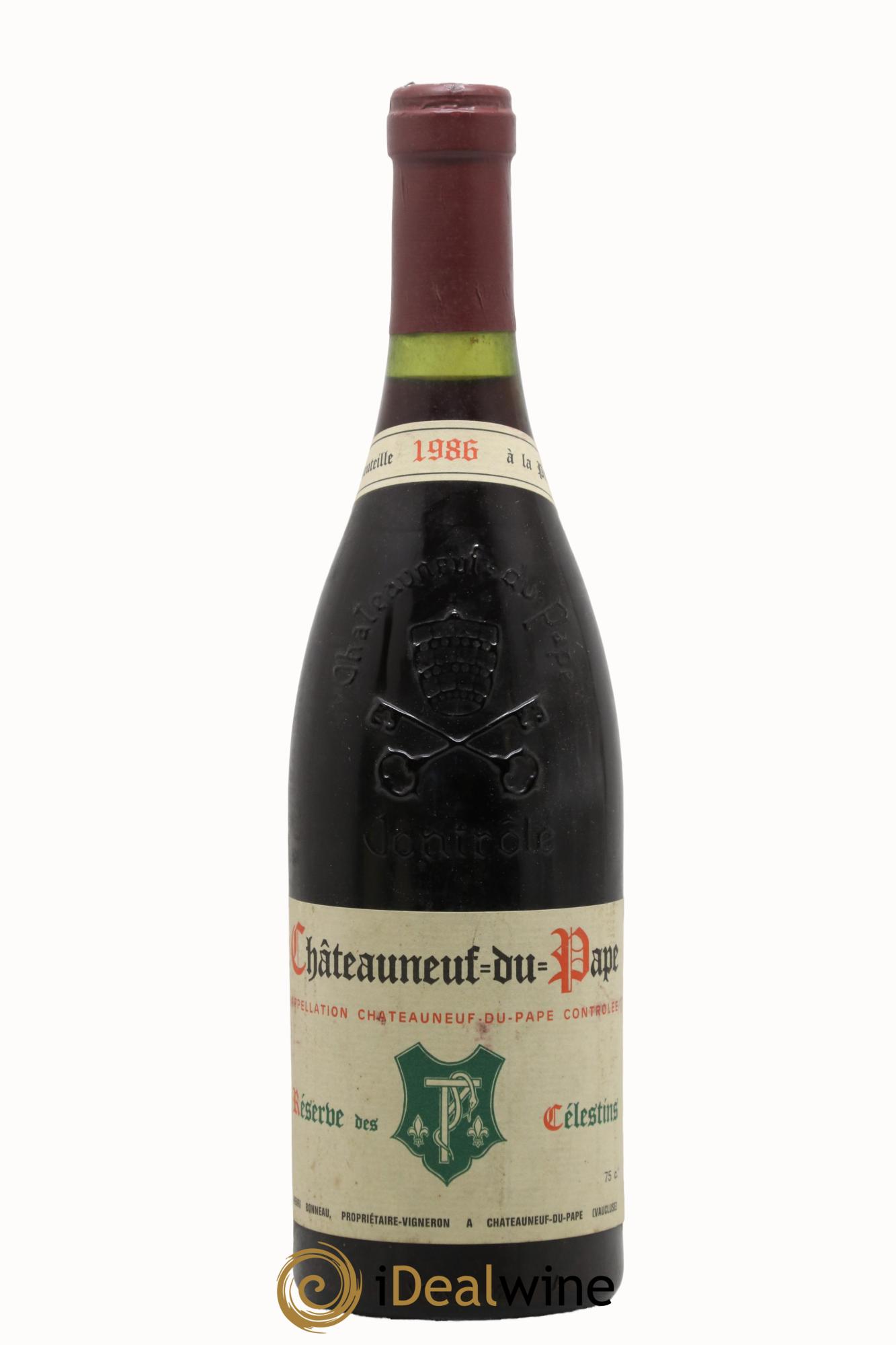 Châteauneuf-du-Pape Réserve des Célestins Henri Bonneau & Fils 1986 - Lot de 1 bouteille - 0