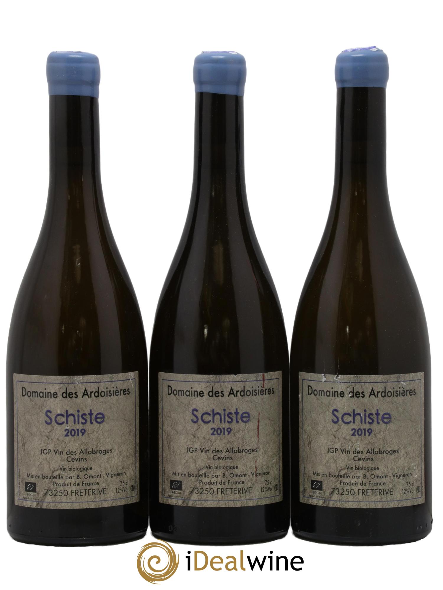 Vin des Allobroges Cevins Schiste Ardoisières (Domaine des) 2019 - Lot de 3 bouteilles - 0