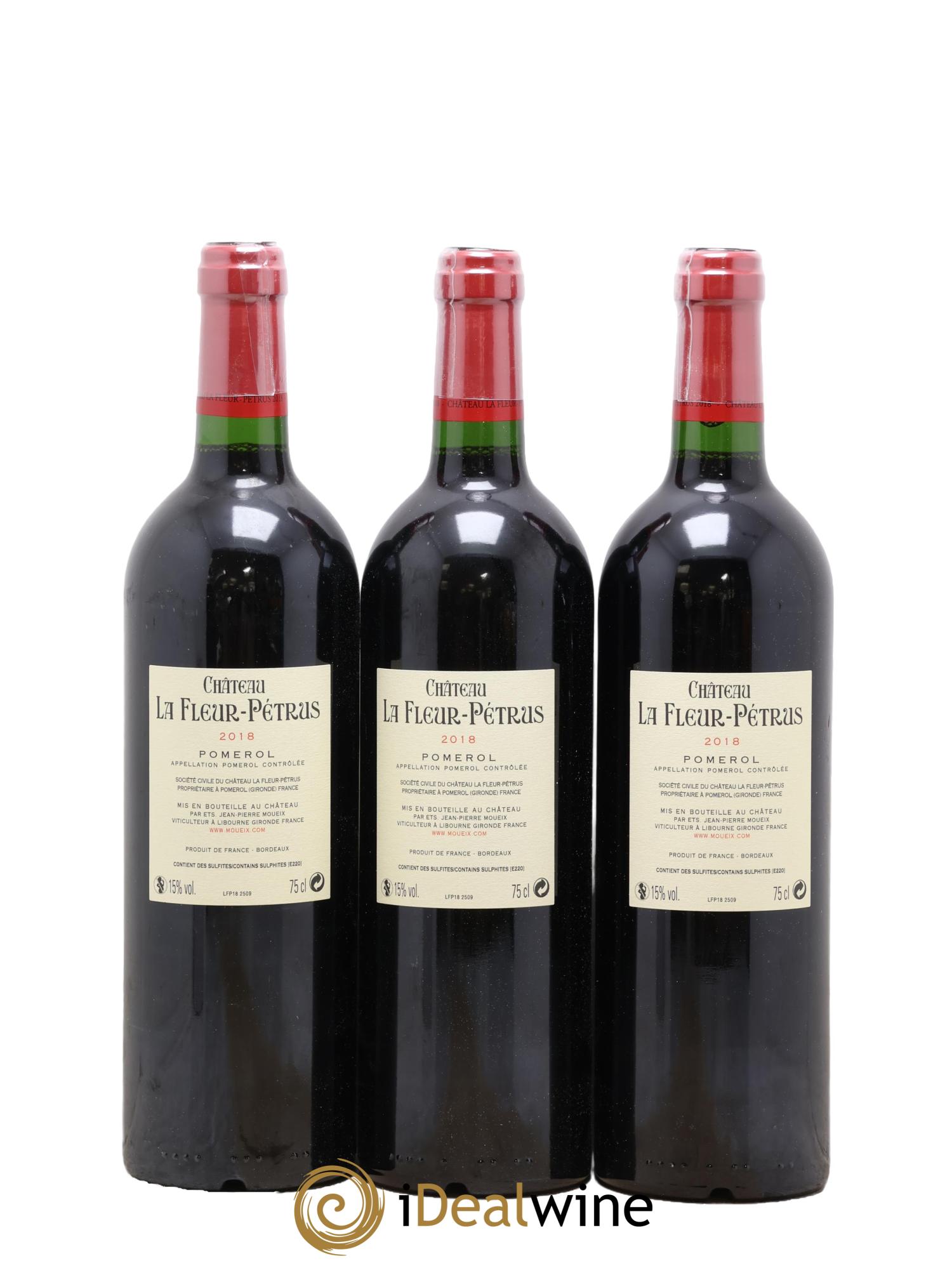 Château la Fleur Petrus 2018 - Lot de 3 bouteilles - 1