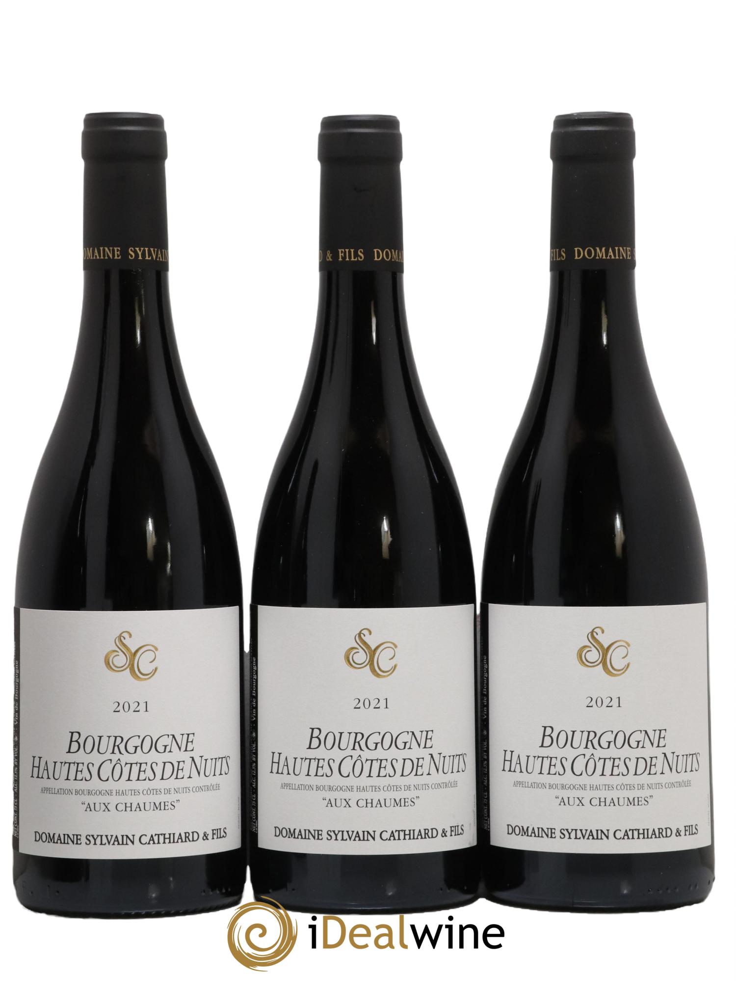 Hautes-Côtes de Nuits Aux Chaumes Sylvain Cathiard & Fils 2021 - Lot de 3 bouteilles - 0