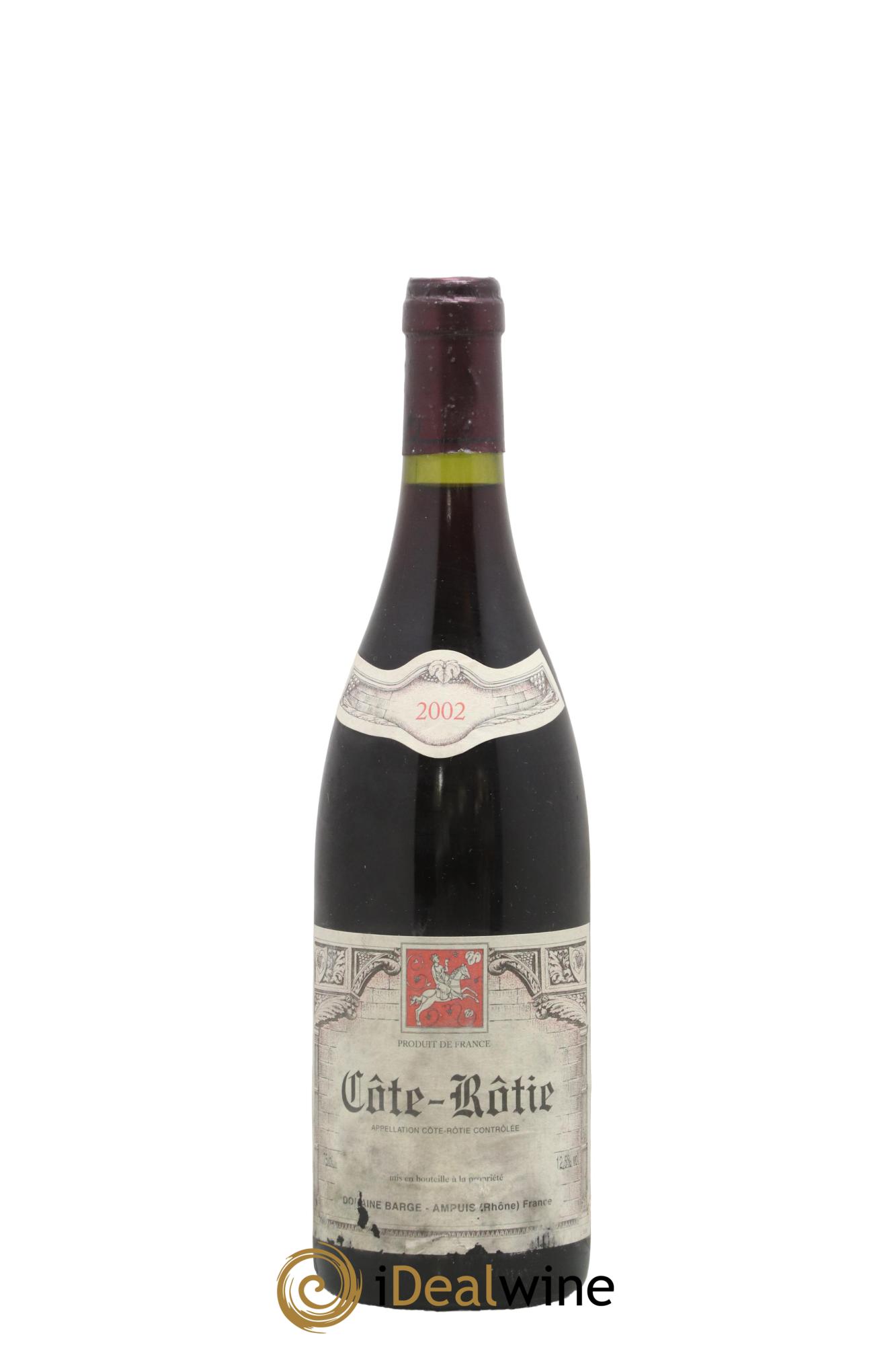 Côte-Rôtie Barge (Domaine) 2002 - Posten von 1 Flasche - 0