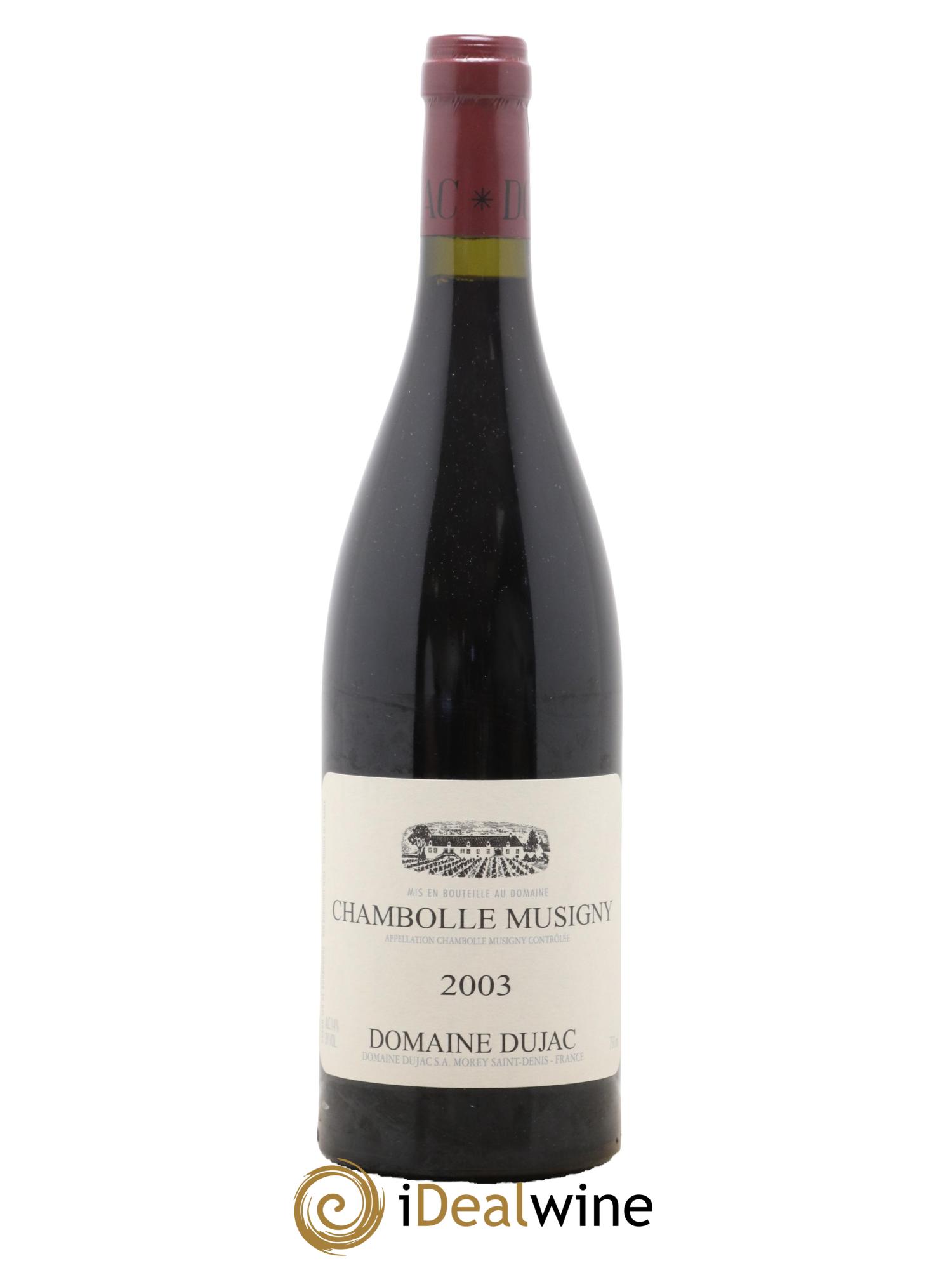Chambolle-Musigny Dujac (Domaine) 2003 - Lot de 1 bouteille - 0