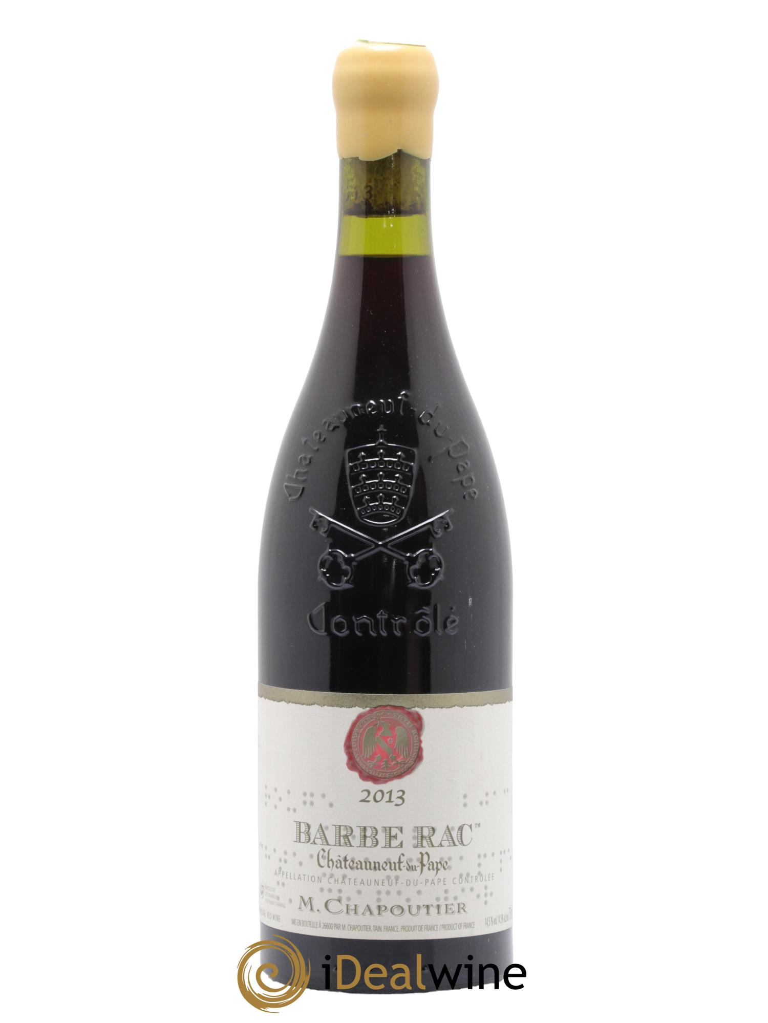 Châteauneuf-du-Pape Barbe Rac Chapoutier 2013 - Lot de 1 bouteille - 0