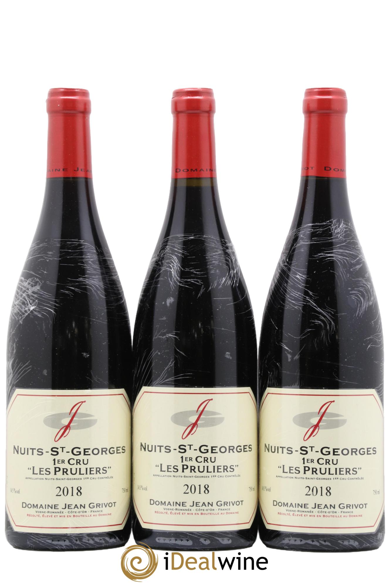Nuits-Saint-Georges 1er Cru Les Pruliers Jean Grivot 2018 - Posten von 3 Flaschen - 0