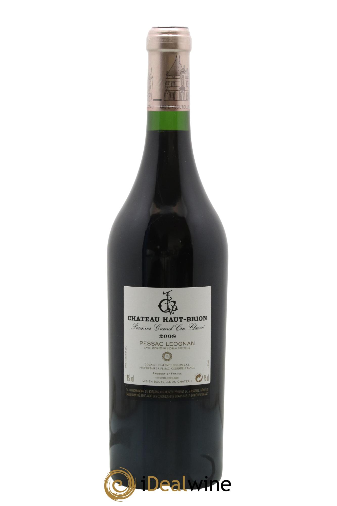 Château Haut Brion 1er Grand Cru Classé 2008 - Lotto di 1 bottiglia - 1