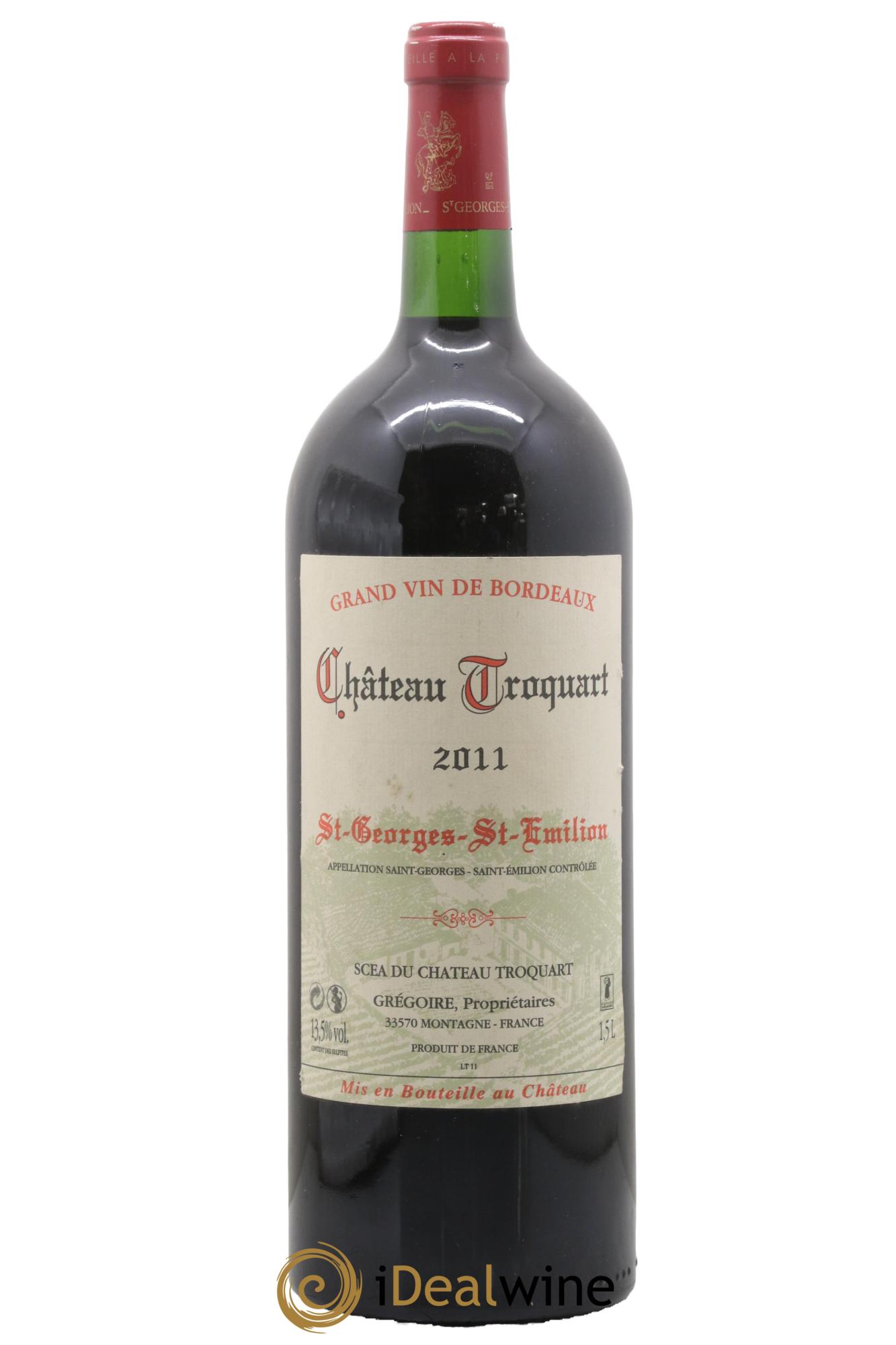 Saint-Georges-Saint-Émilion Château Troquart 2011 - Lot of 1 magnum - 0