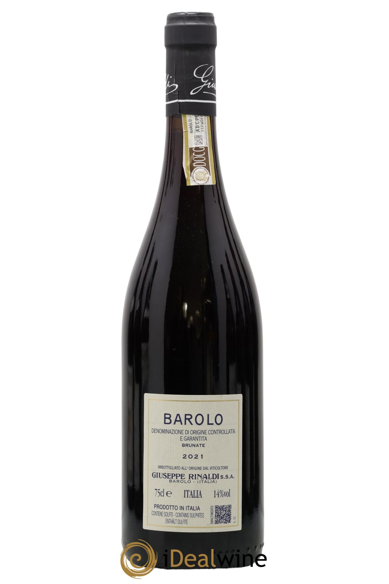 Barolo DOCG Brunate Giuseppe Rinaldi 2021 - Posten von 1 Flasche - 1