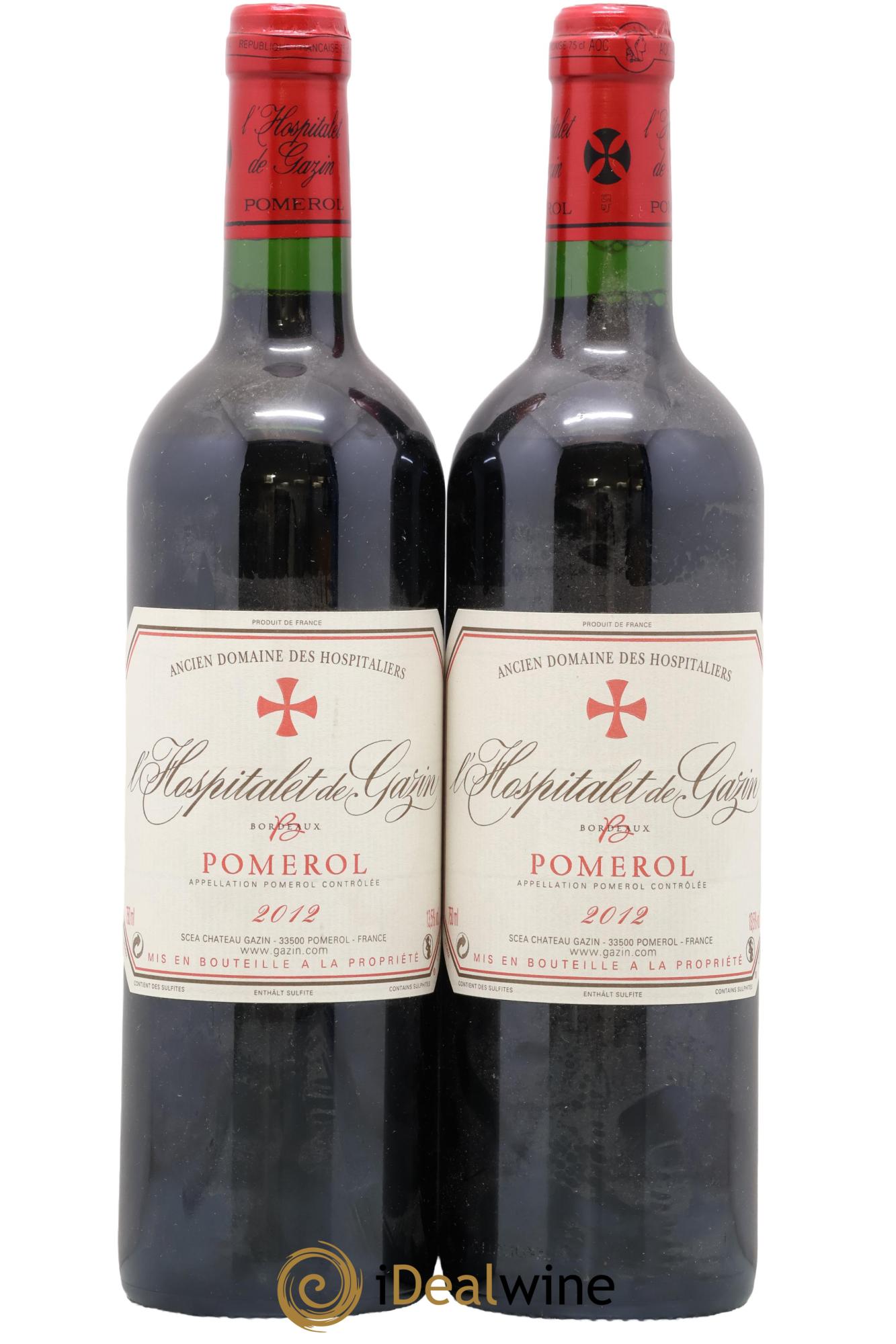 L'Hospitalet de Gazin Second Vin 2012 - Lot de 2 bouteilles - 0