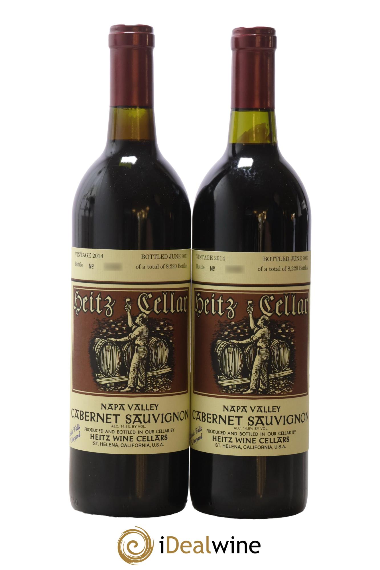 USA Cabernet Sauvignon Linda Falls Heitz 2014 - Lot of 2 bottles - 0