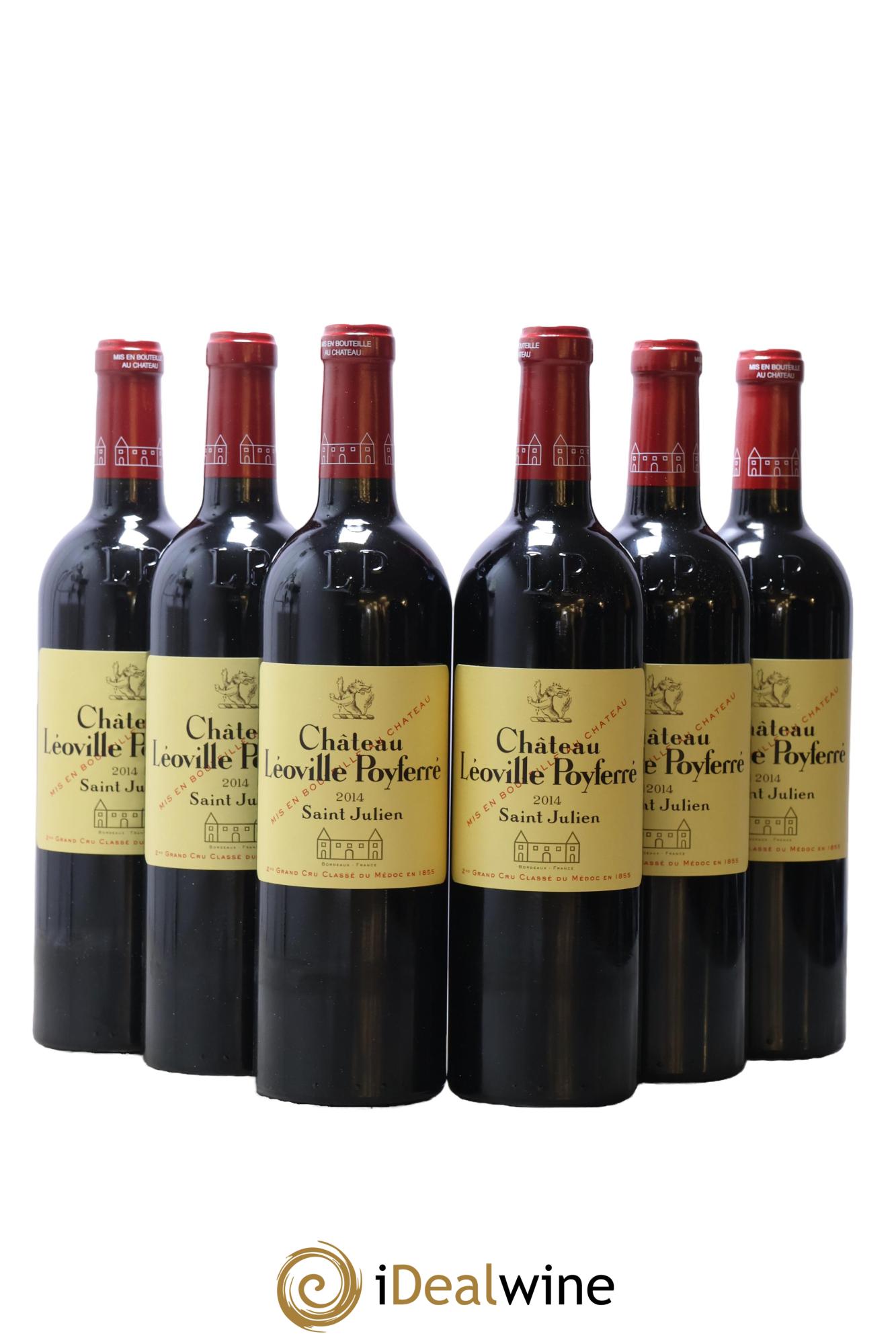 Château Léoville Poyferré 2ème Grand Cru Classé 2014 - Lot de 6 bouteilles - 0