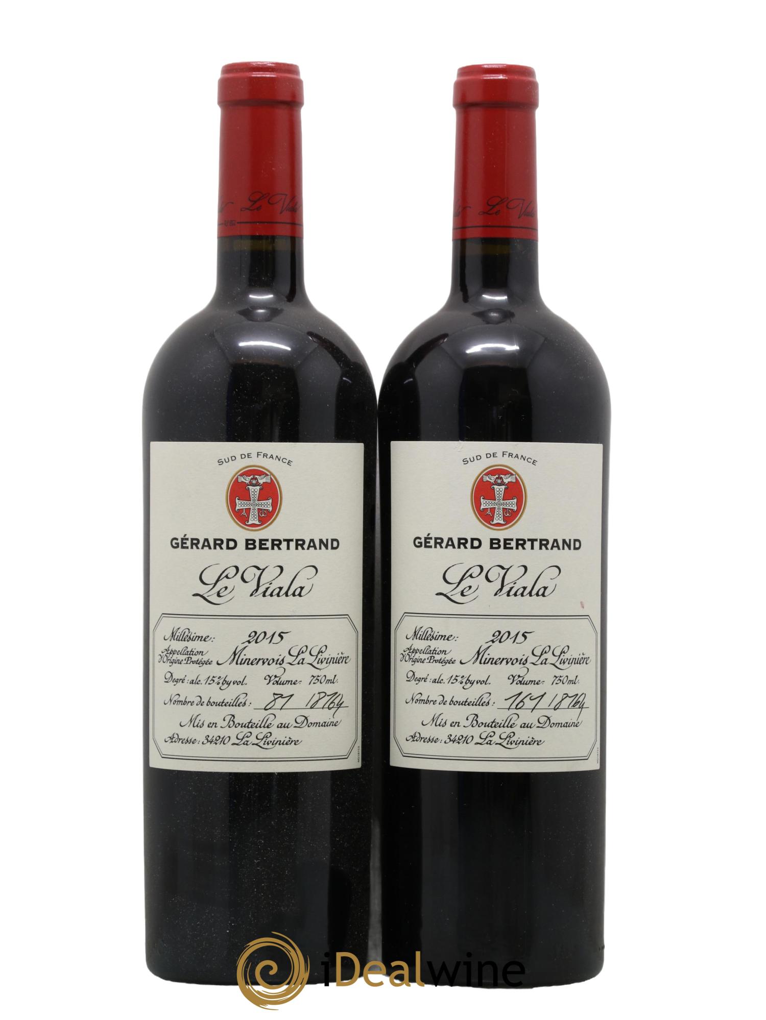Minervois La Livinière Le Viala Gérard Bertrand 2015 - Lot de 2 bouteilles - 0