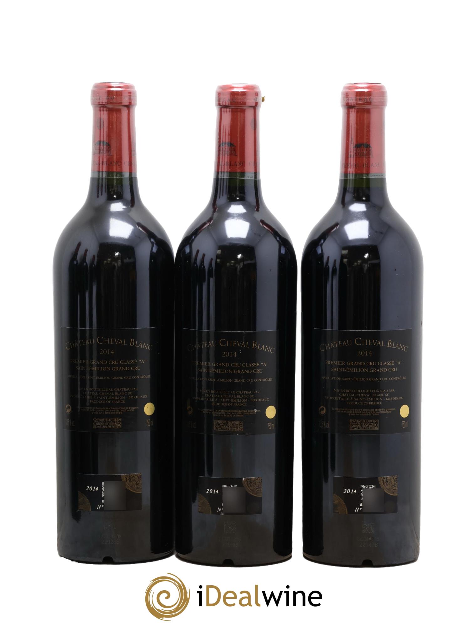 Château Cheval Blanc 1er Grand Cru Classé A 2014 - Lot de 6 bouteilles - 2