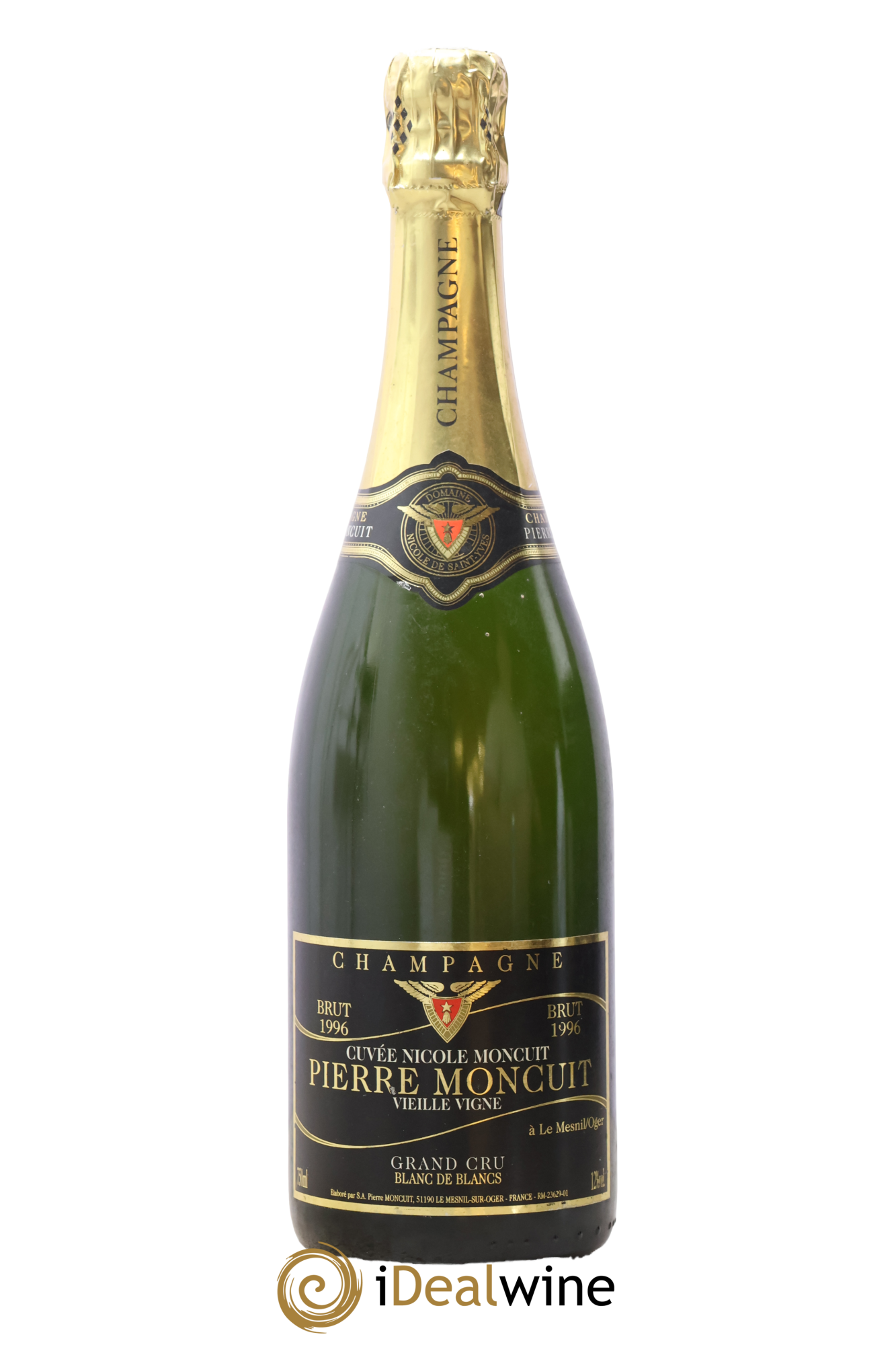 Cuvée Nicole Moncuit Vieilles Vignes Brut Pierre Moncuit 1996 - Posten von 1 Flasche - 0