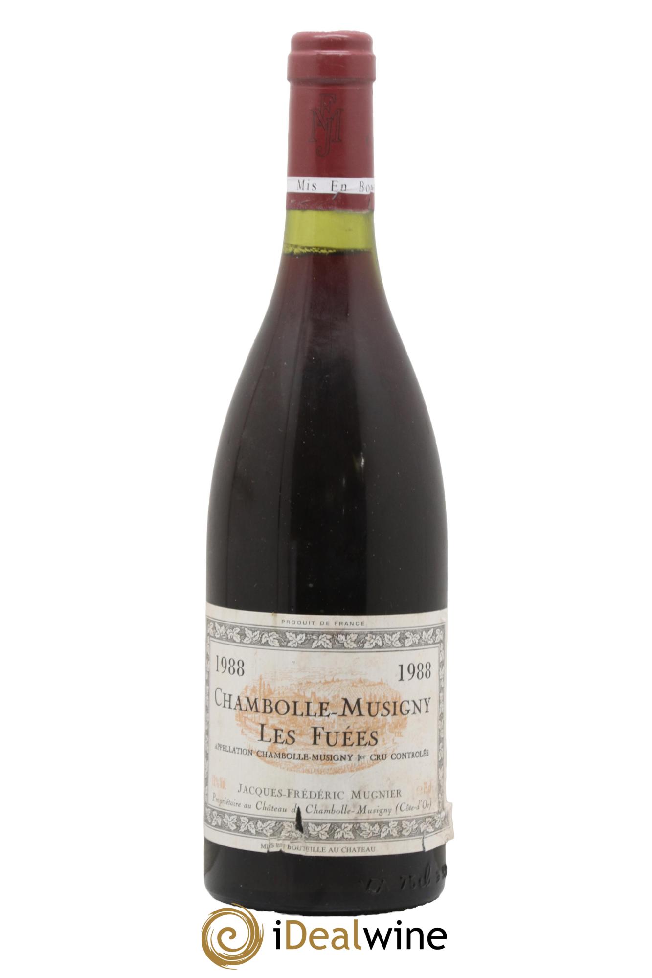 Chambolle-Musigny 1er Cru Les Fuées Jacques-Frédéric Mugnier 1988 - Lot of 1 bottle - 0