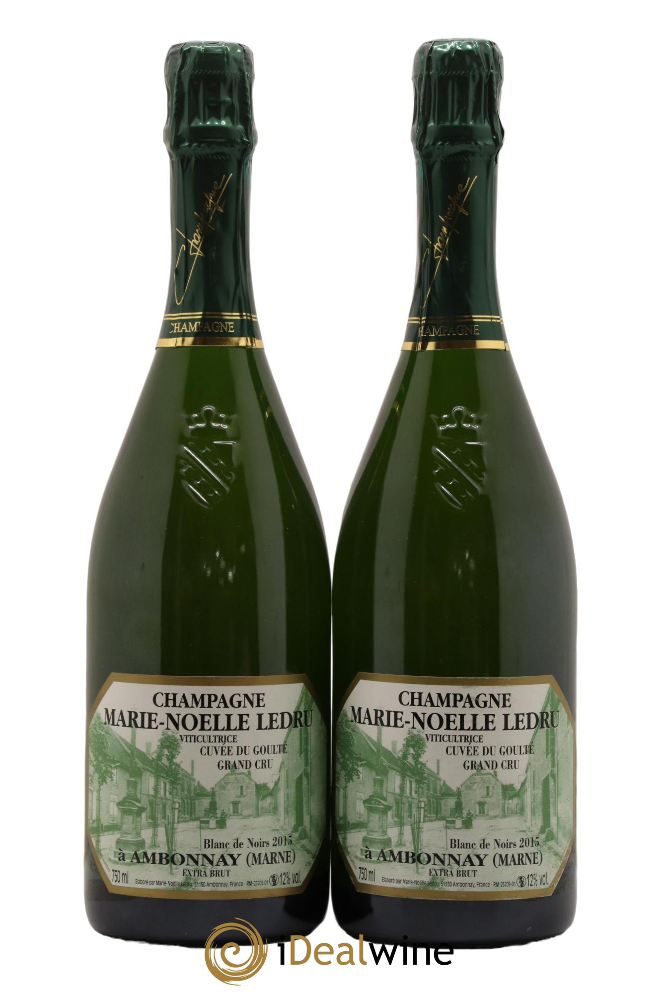 Cuvée du Goulté Blanc de Noirs Marie-Noëlle Ledru 2015 - Lot de 2 bouteilles - 0
