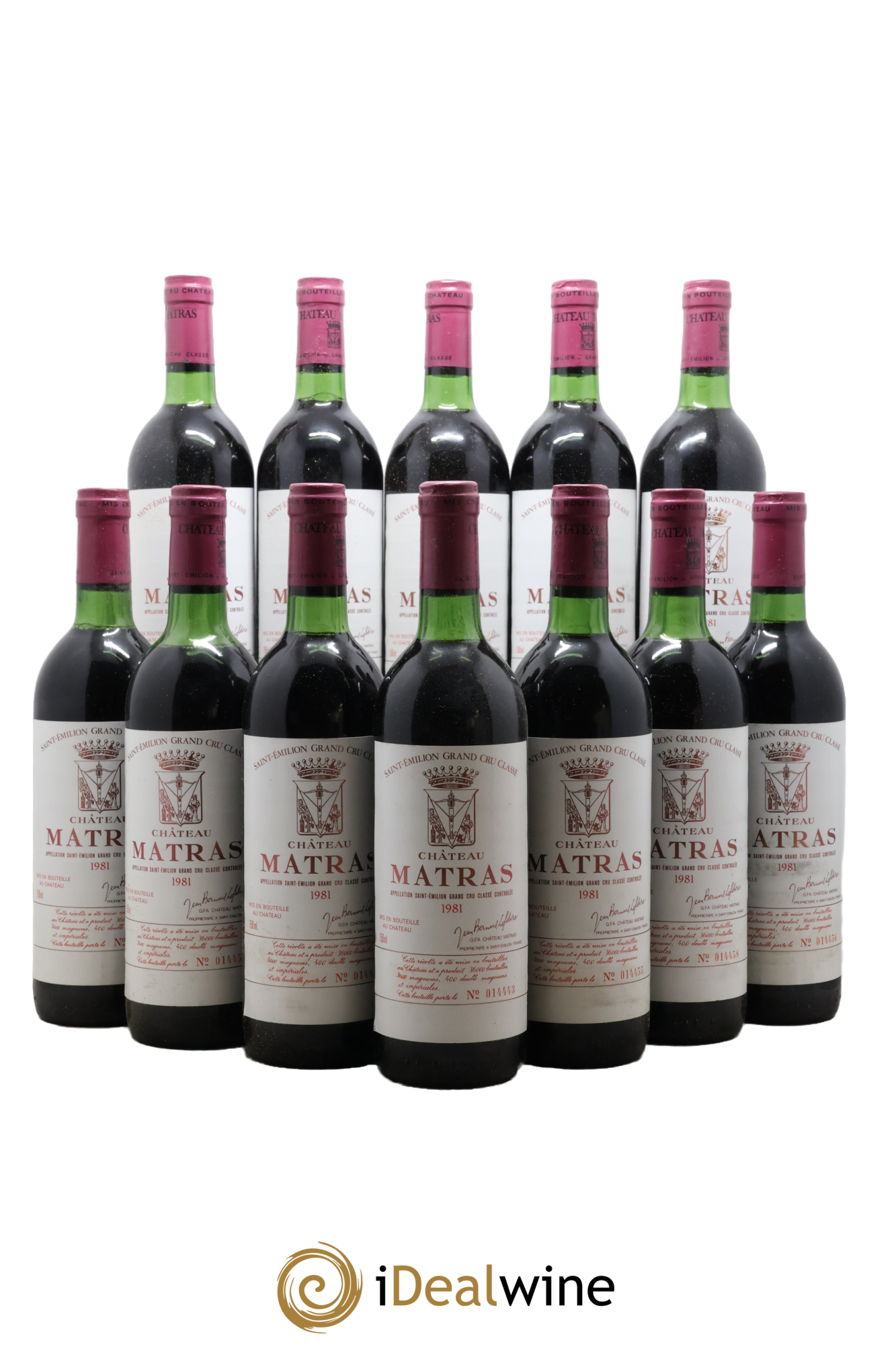 Château Matras 1981 - Lotto di 12 bottiglie - 0