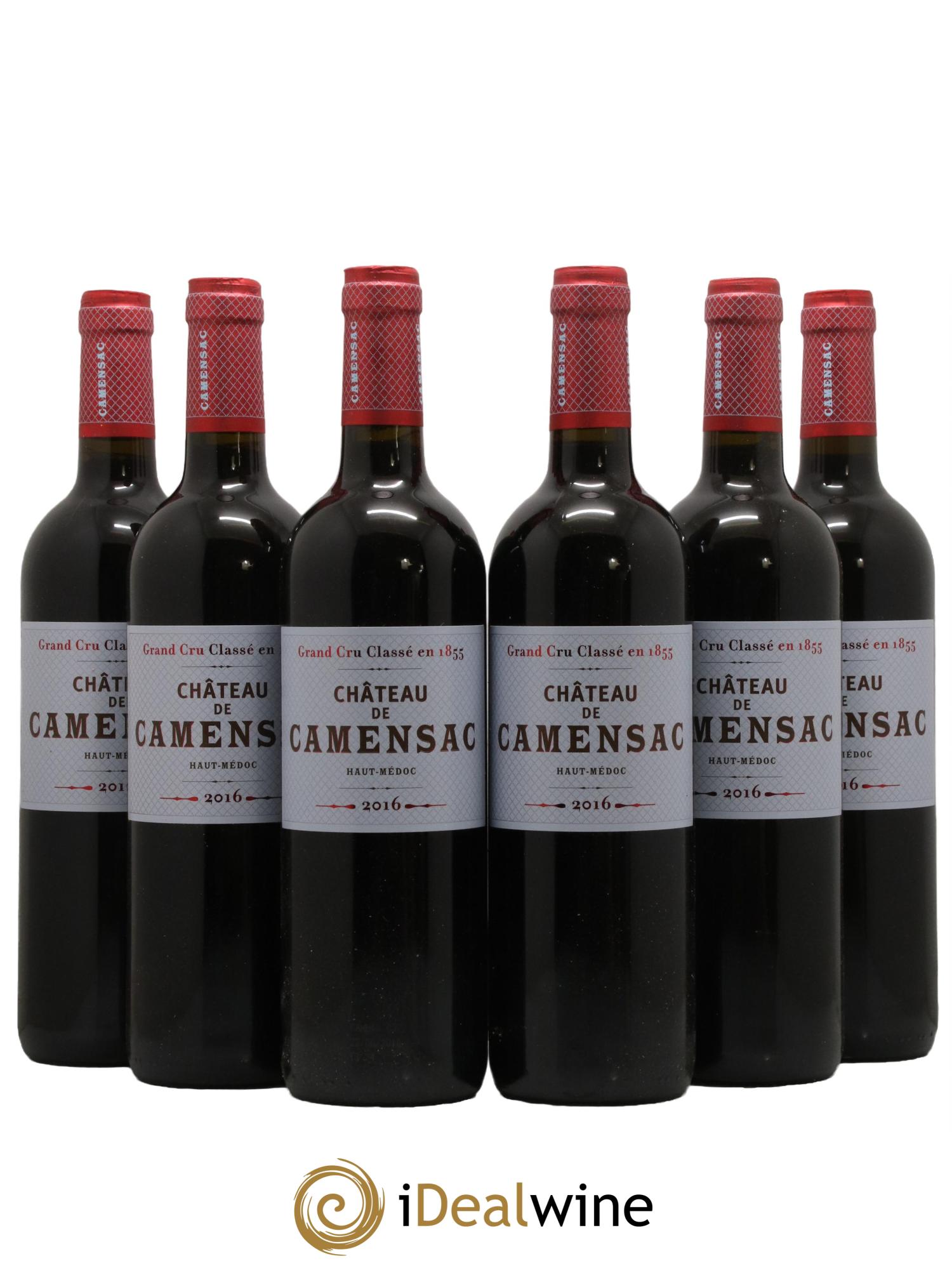 Château Camensac 5ème Grand Cru Classé 2016 - Lot de 6 bouteilles - 0