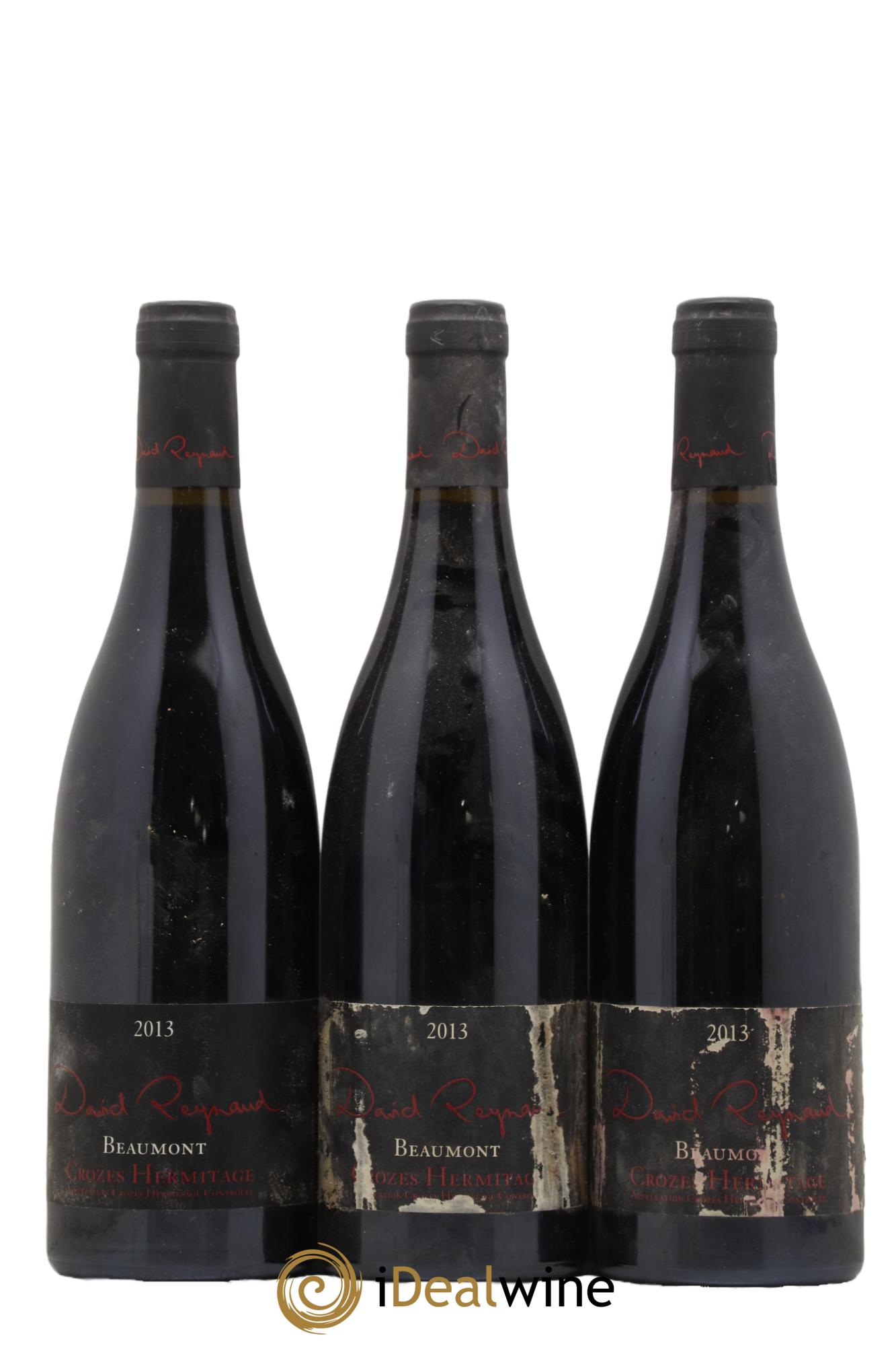 Crozes-Hermitage Beaumont Domaine David Reynaud 2013 - Lot de 3 bouteilles - 0