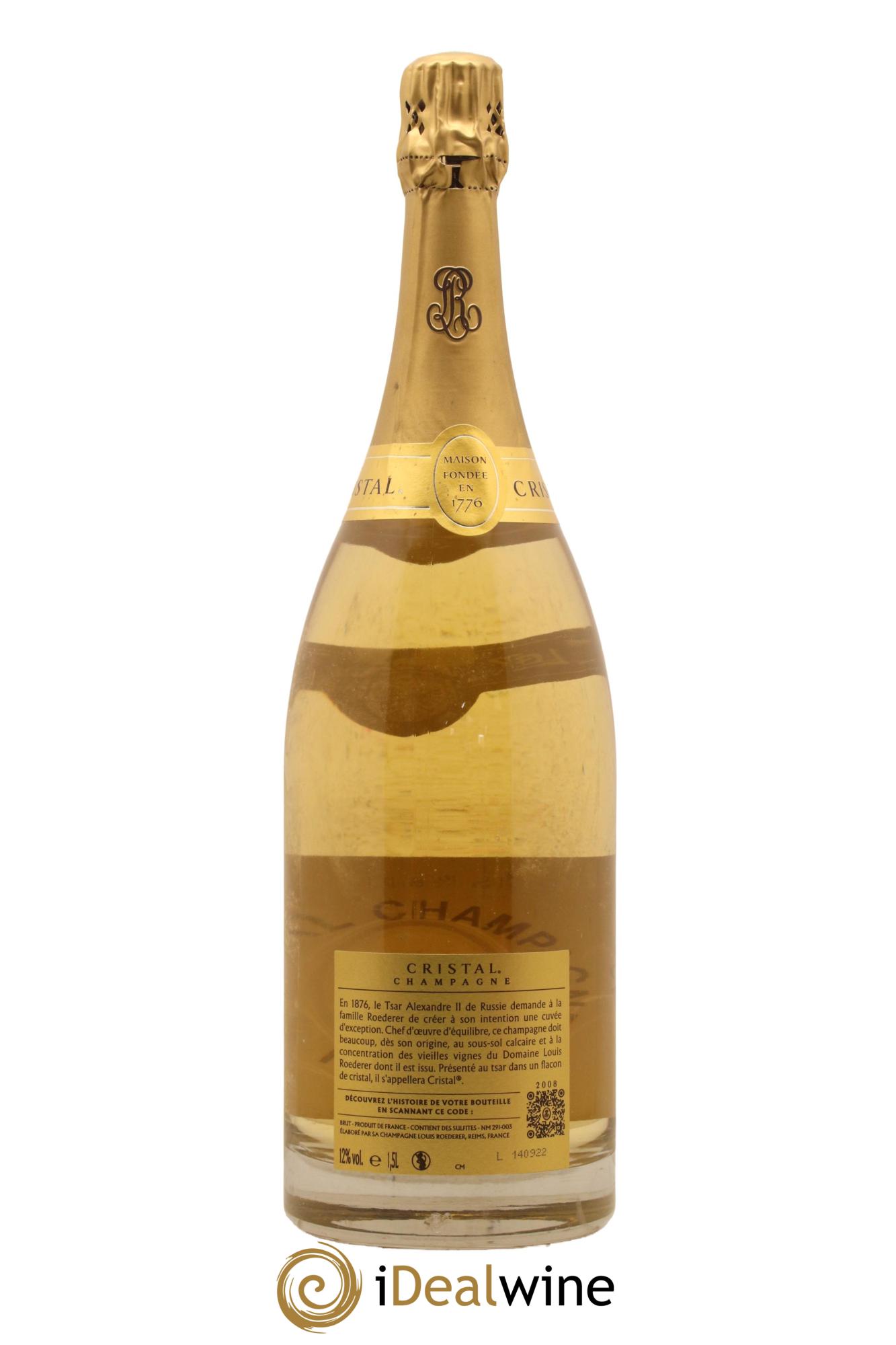 Cristal Louis Roederer 2008 - Lot de 1 magnum - 1