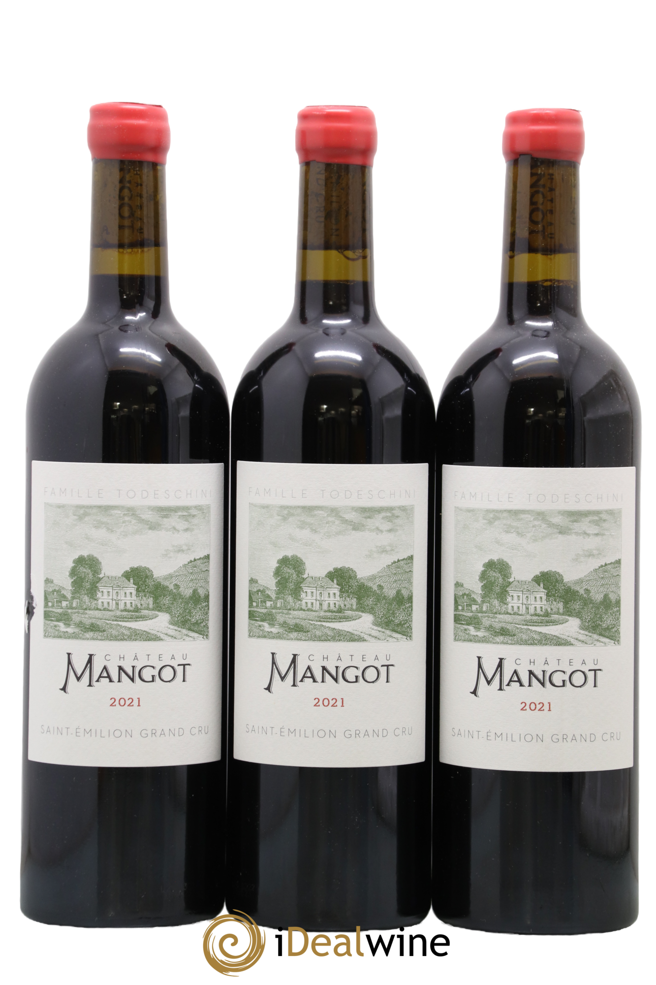 Saint-Émilion Grand Cru Château Mangot 2021 - Lot of 3 bottles - 0