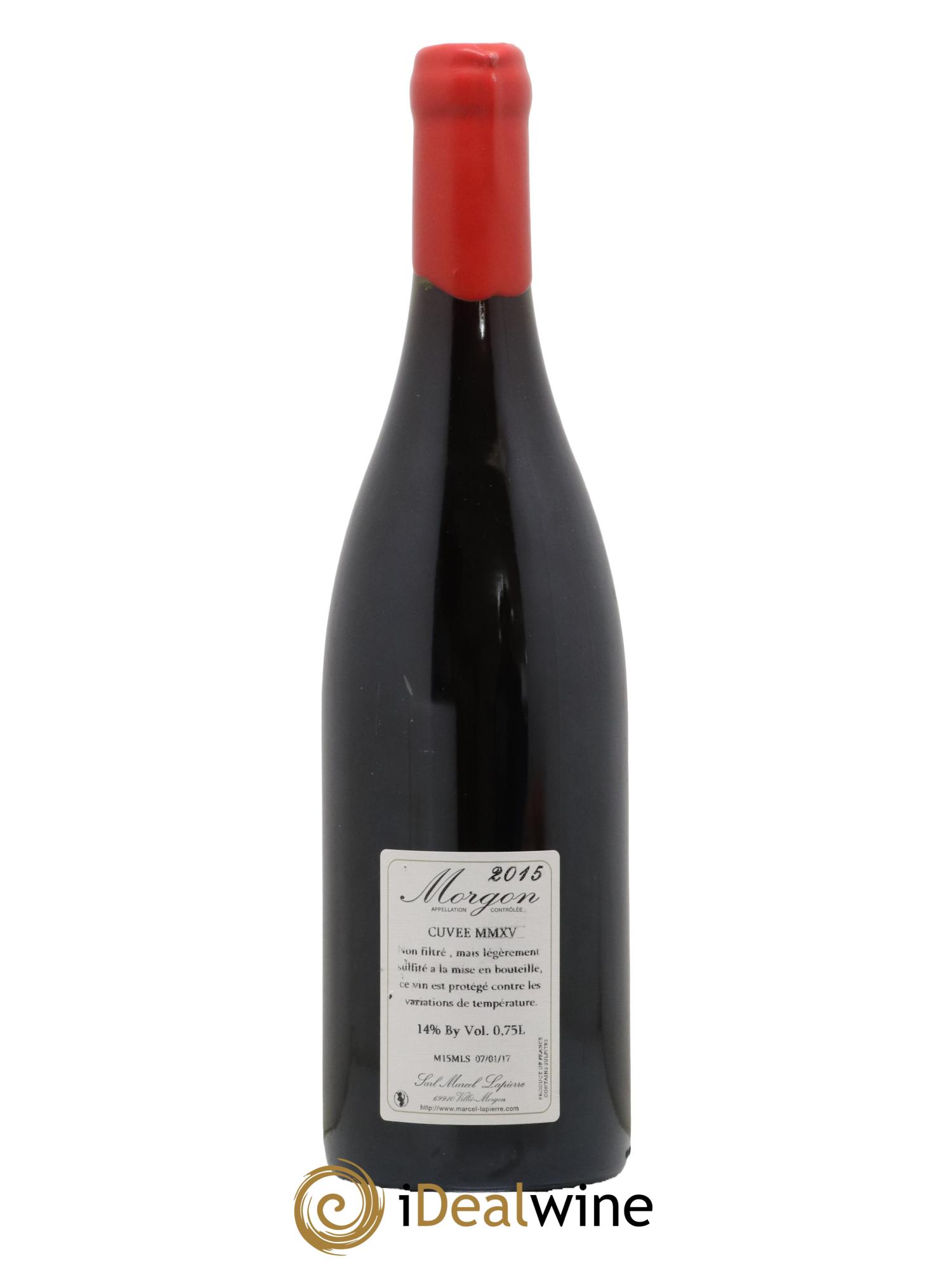 Morgon Cuvée Marcel Lapierre Marcel Lapierre (Domaine) 2015 - Lot de 1 bouteille - 1