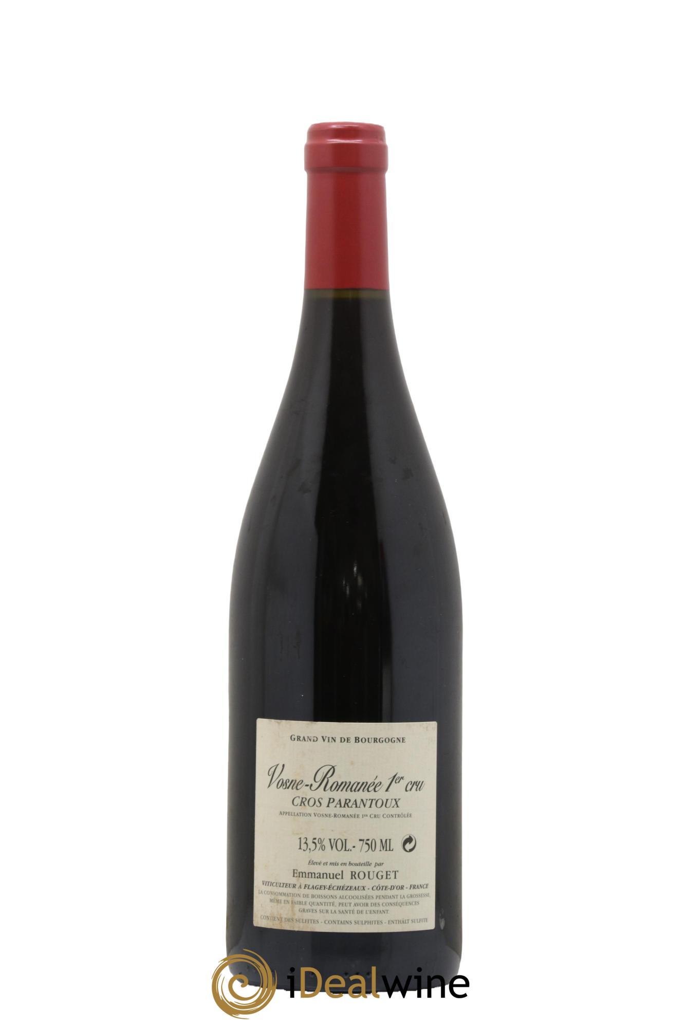 Vosne-Romanée 1er Cru Cros Parantoux Emmanuel Rouget 2008 - Posten von 1 Flasche - 1