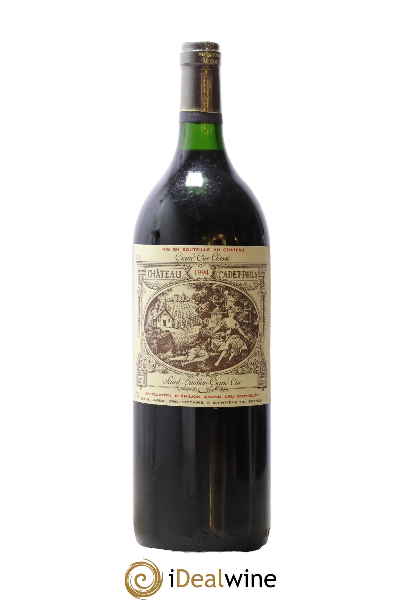 Château Cadet Piola Grand Cru Classé 1994 - Lot de 1 magnum - 1