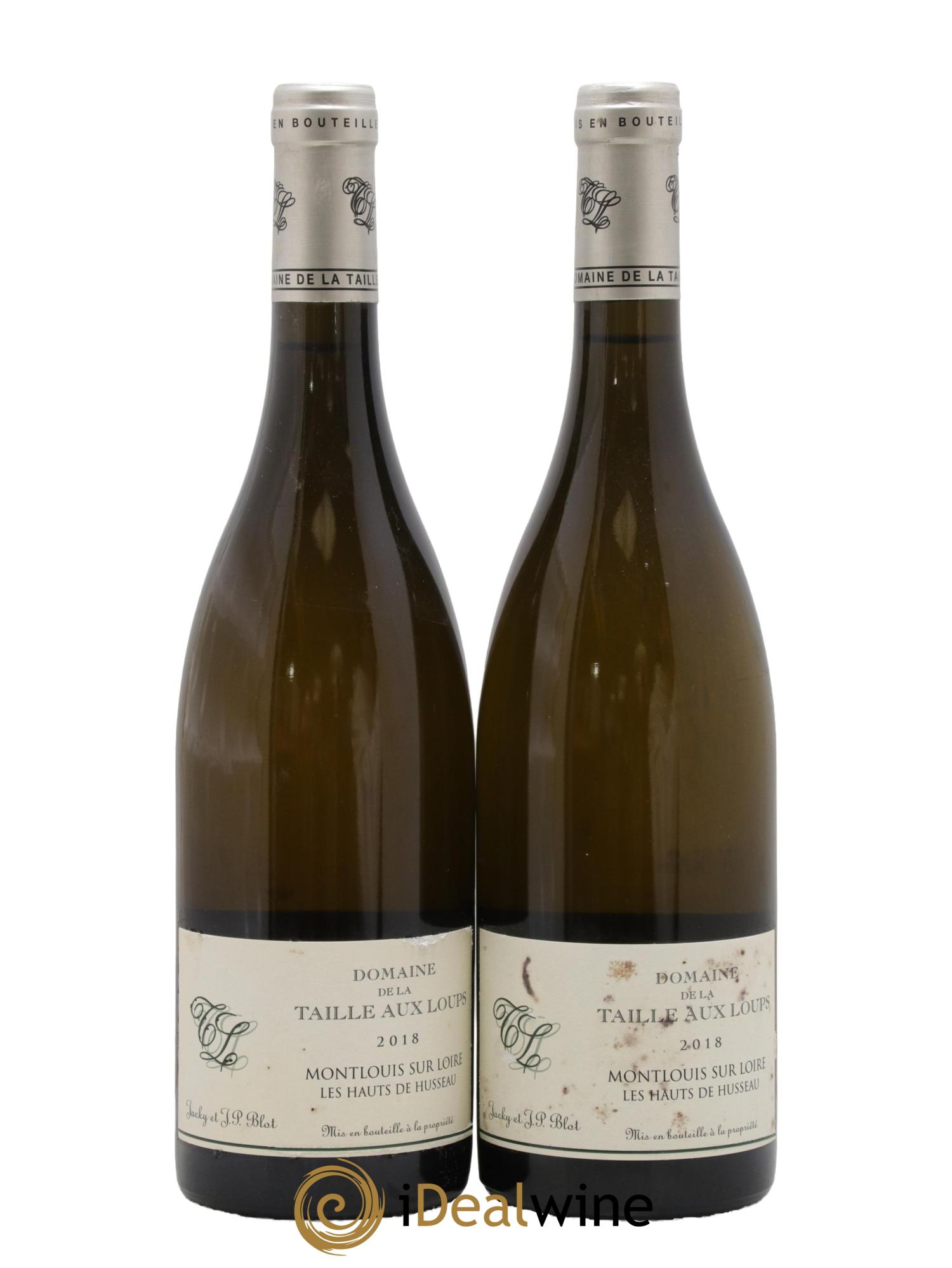 Montlouis-sur-Loire Les Hauts de Husseau La Taille aux Loups - Jacky Blot 2018 - Lot de 2 bouteilles - 0