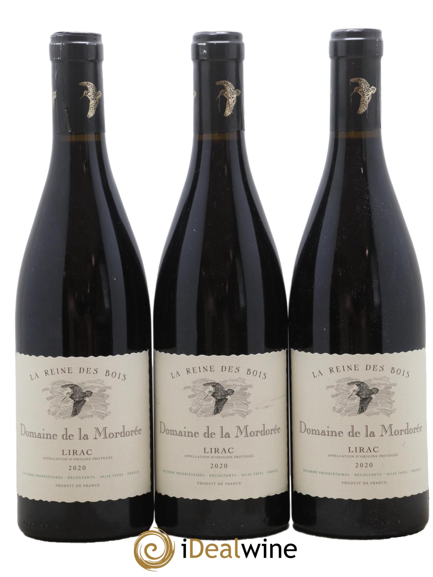 Lirac Cuvée Reine des Bois La Mordorée (Domaine de) 2020 - Lot de 3 bouteilles - 0