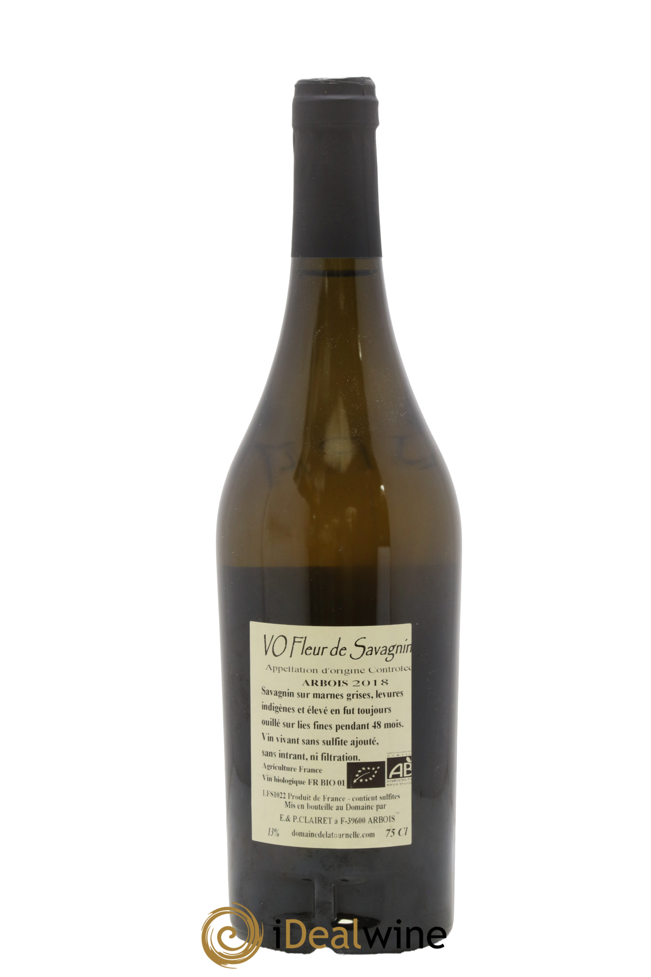 Arbois Cuvée R VO Fleur De Savagnin Domaine de la Tournelle 2018 - Lot de 1 bouteille - 1