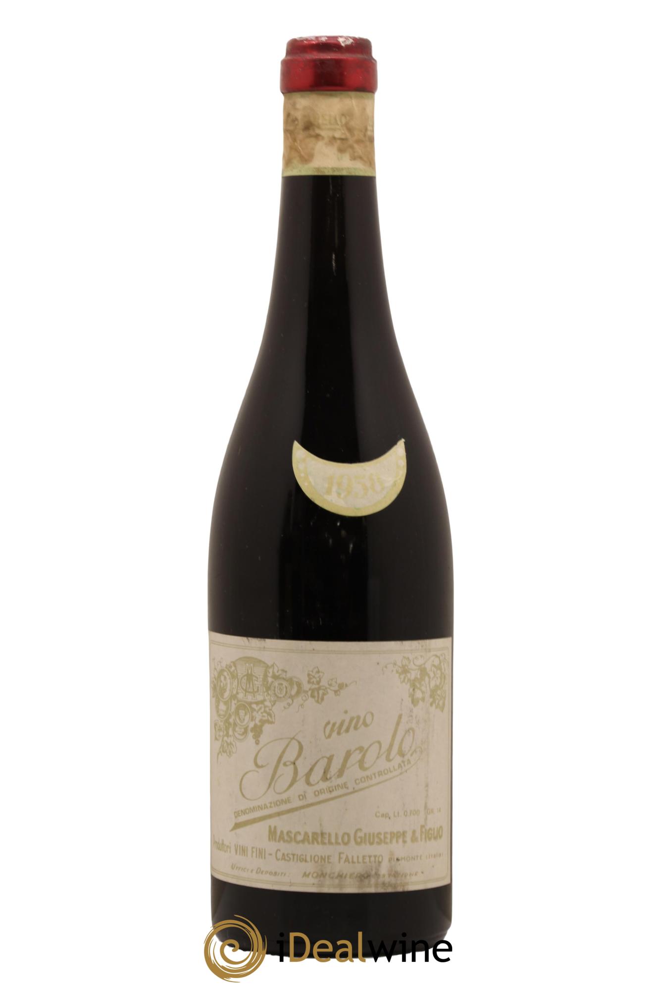 Barolo DOCG Riserva Giuseppe Mascarello 1958 - Lot de 1 bouteille - 0