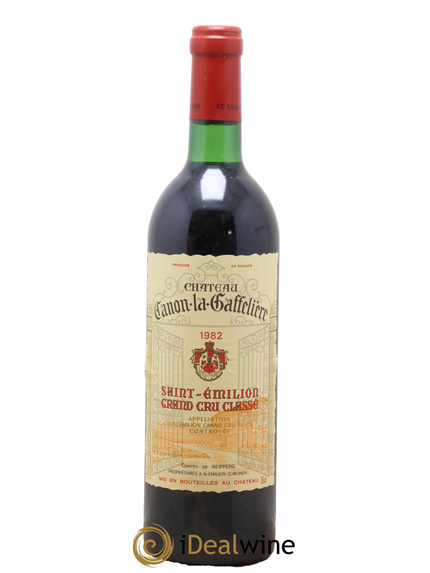 Château Canon la Gaffelière 1er Grand Cru Classé B 1982 - Lot de 1 bouteille - 0
