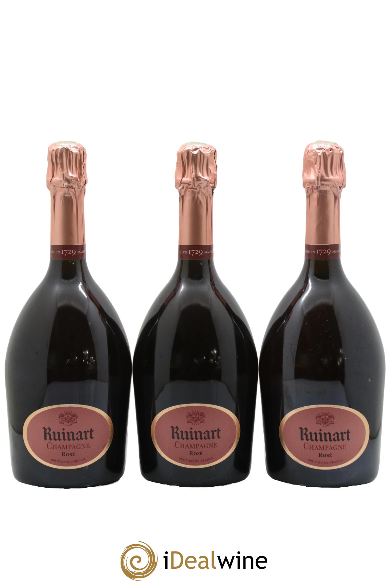 Brut Rosé Ruinart - Lot of 3 bottles - 0
