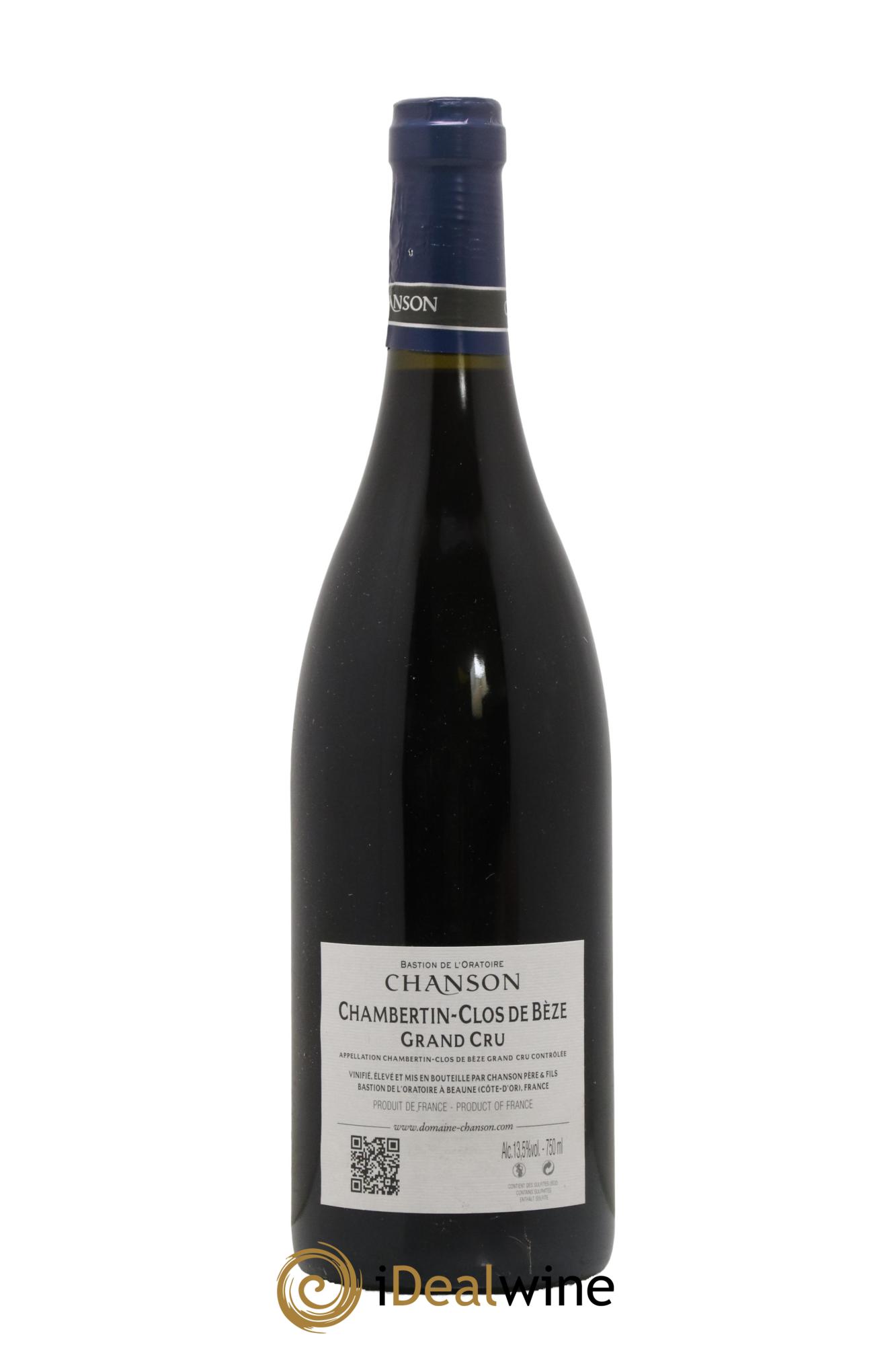 Chambertin Grand Cru Clos De Bèze Chanson 2010 - Lot de 1 bouteille - 1