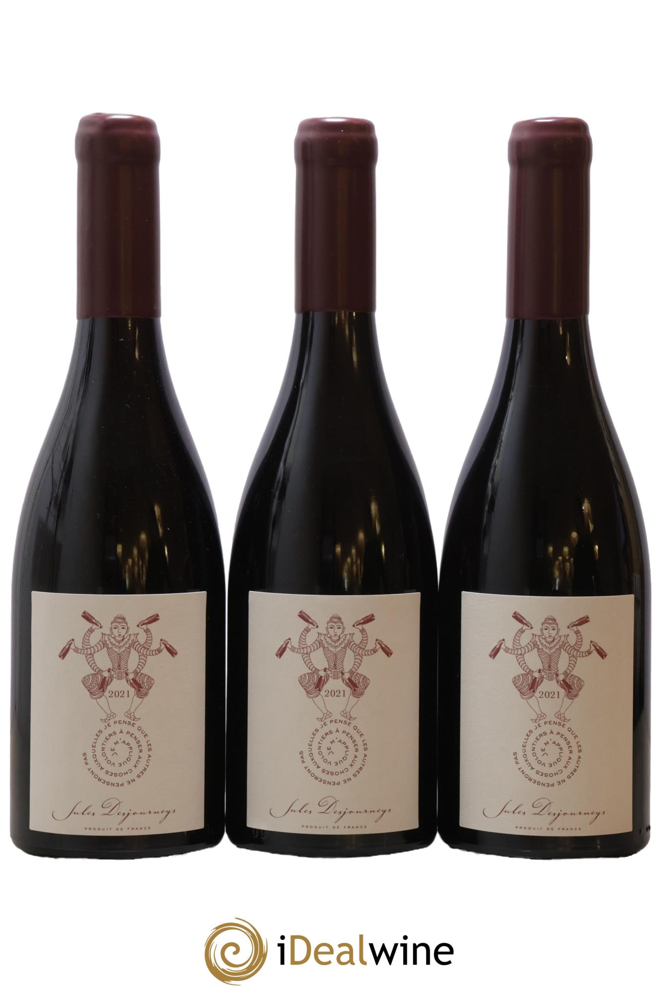 Beaujolais Jules Desjourneys Je M'Applique… 2021 - Lot de 3 bouteilles - 0