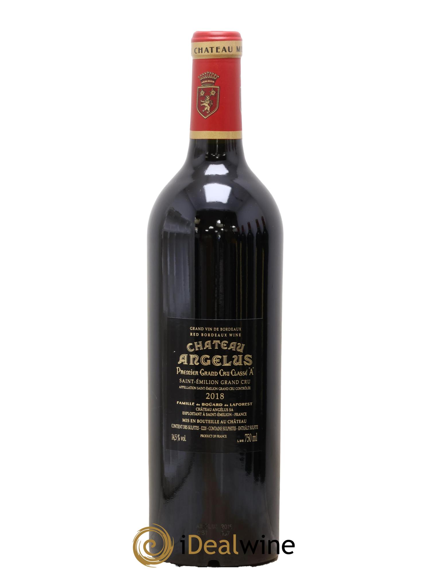 Château Angélus 1er Grand Cru Classé A 2018 - Posten von 1 Flasche - 1