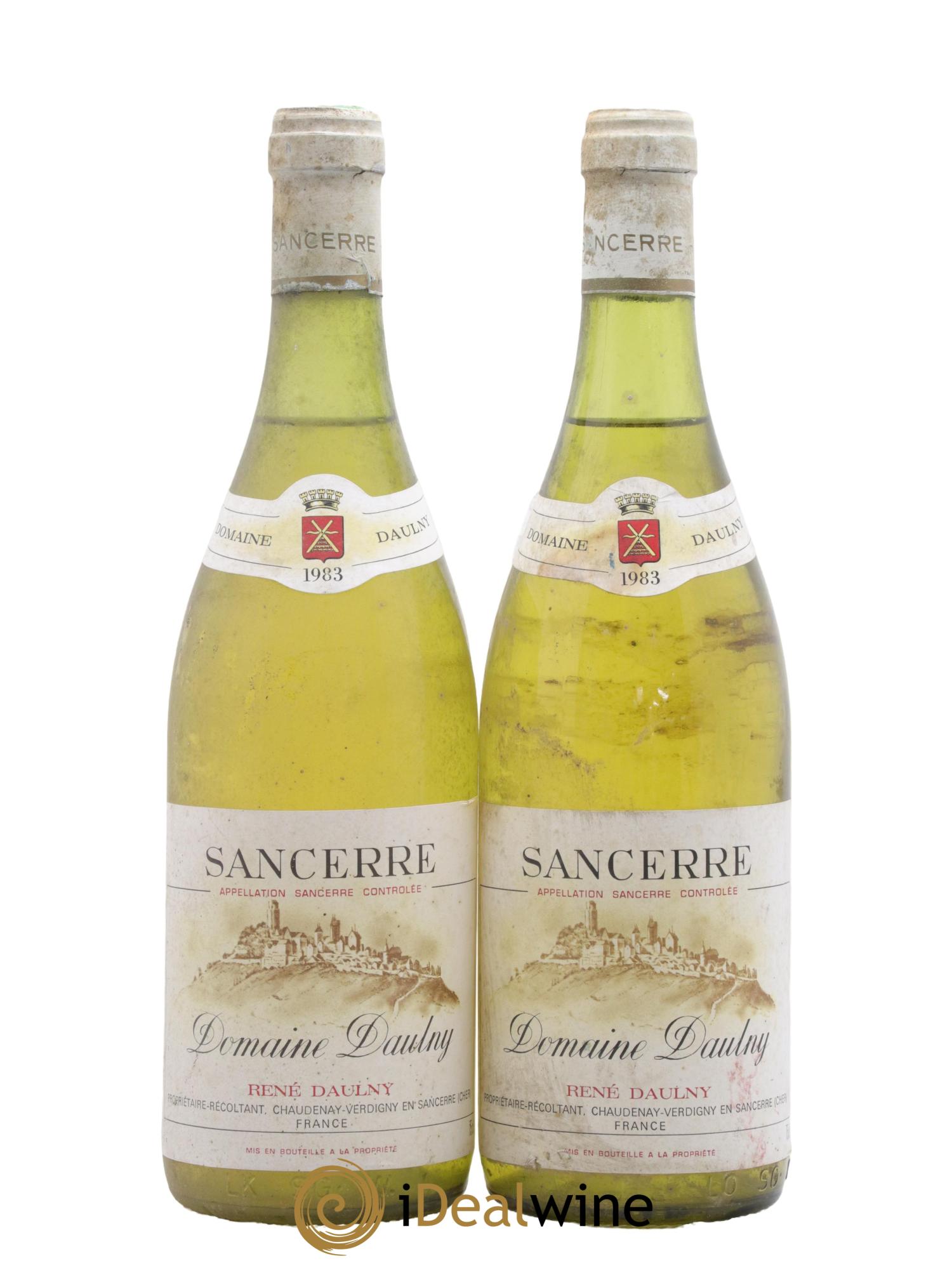 Sancerre Domaine Daulny 1983 - Lot de 2 bouteilles - 0