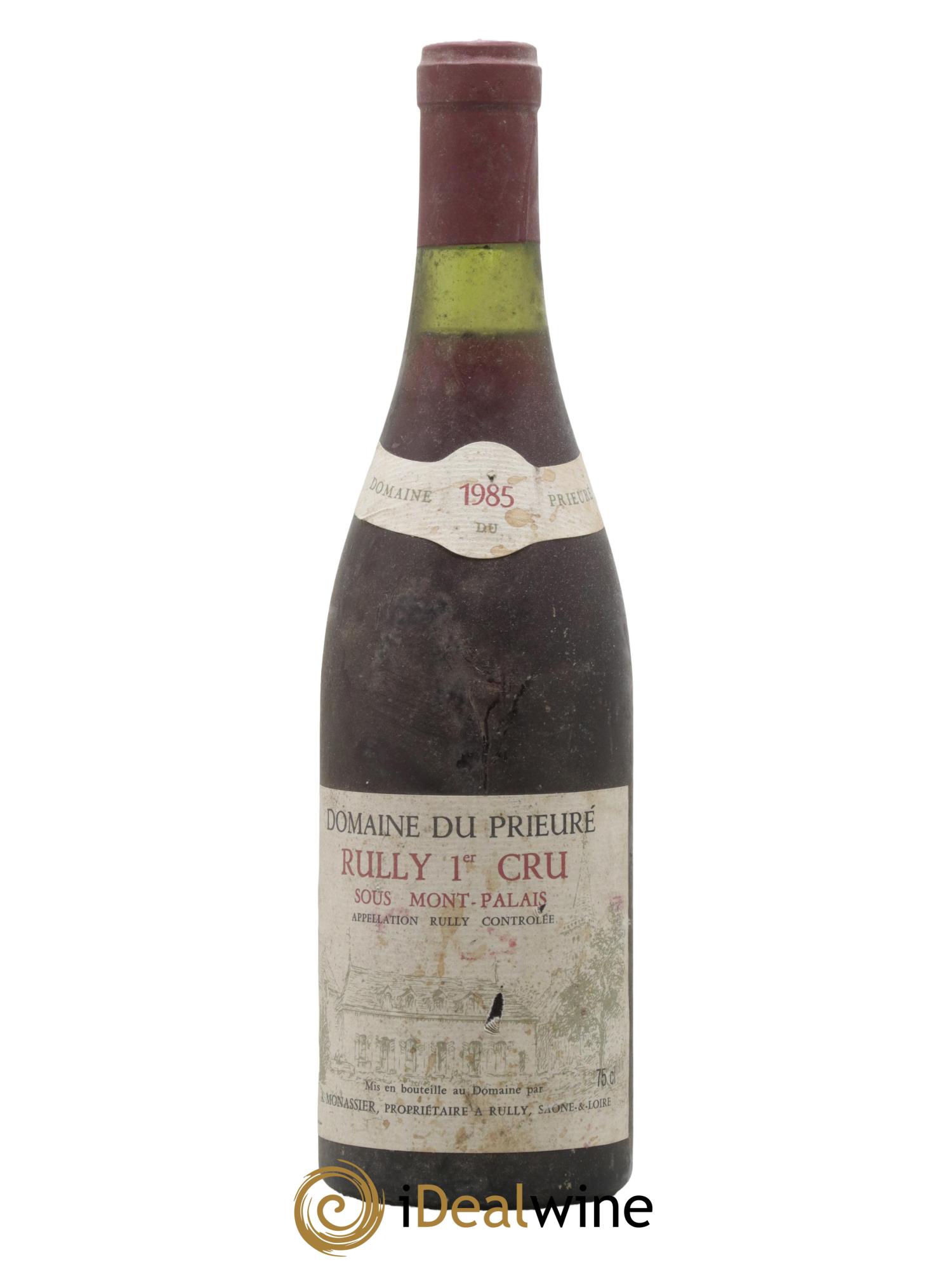 Rully 1er Cru Sous Mont-Palais Domaine du Prieure 1985 - Lot de 1 bouteille - 0