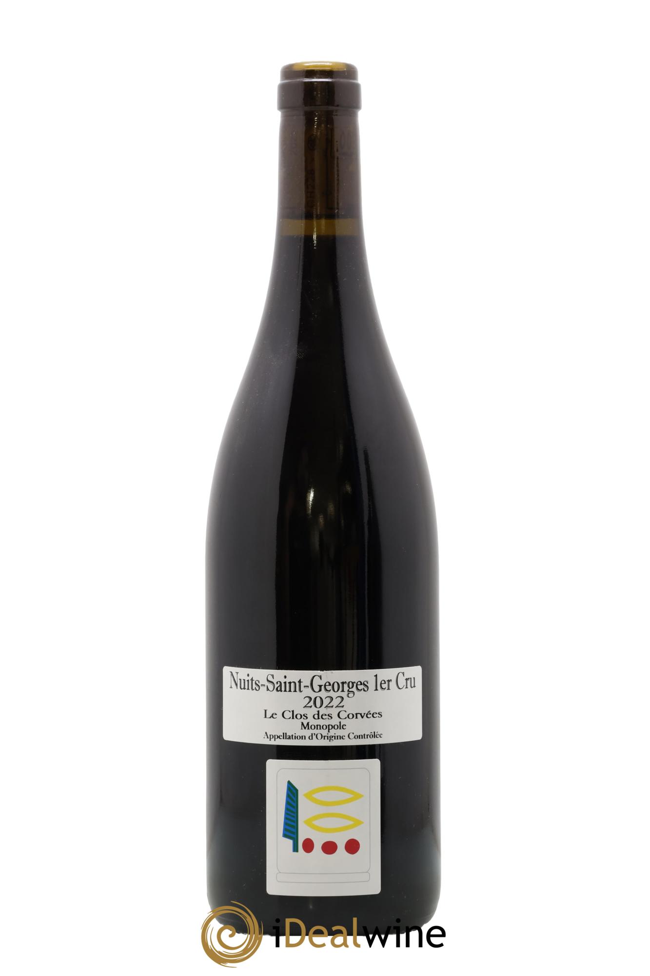 Nuits-Saint-Georges 1er Cru Le Clos des Corvées Prieuré Roch 2022 - Lot de 1 bouteille - 0