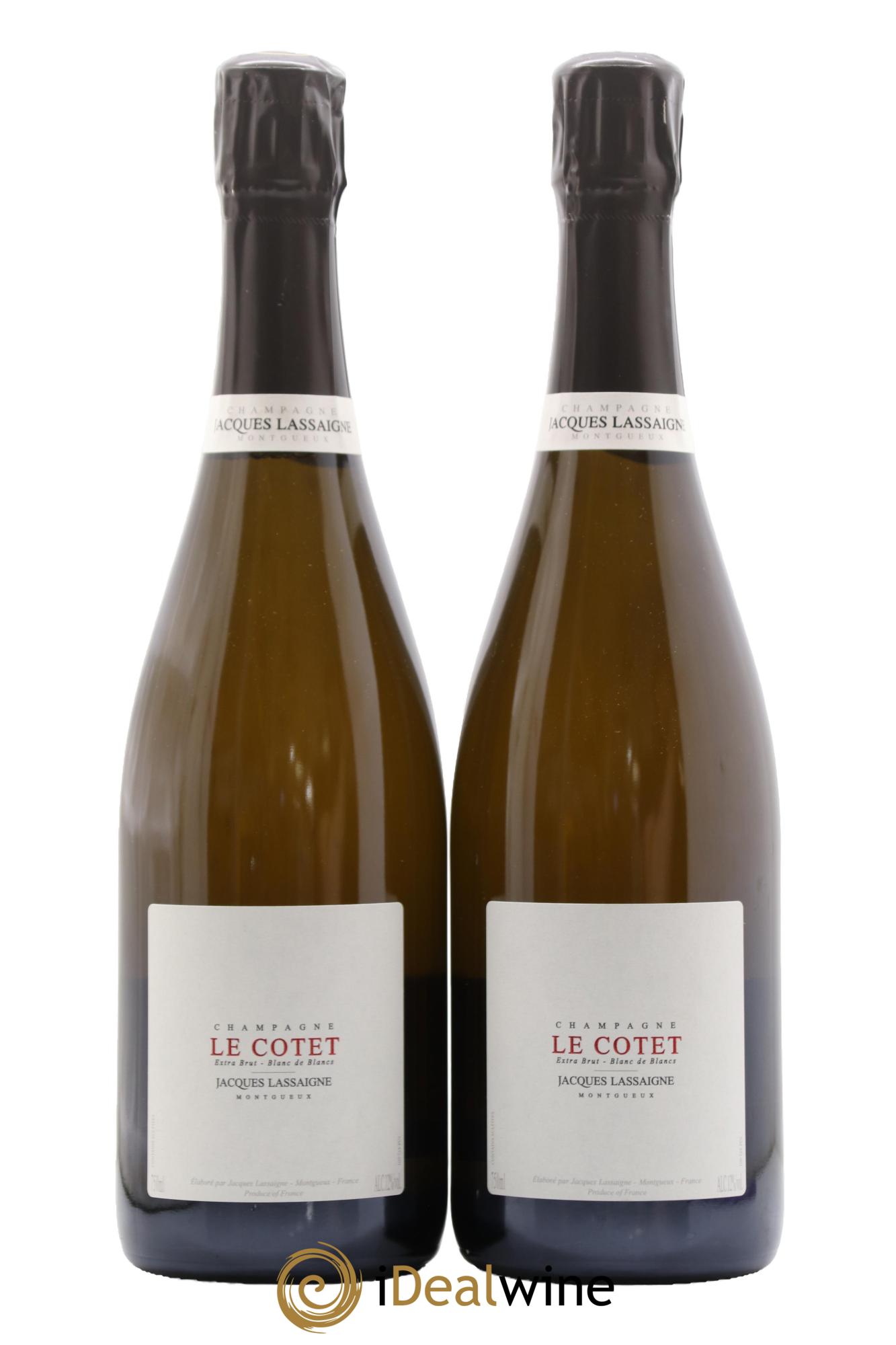 Le Cotet Extra-Brut Jacques Lassaigne - Lot de 2 bouteilles - 0