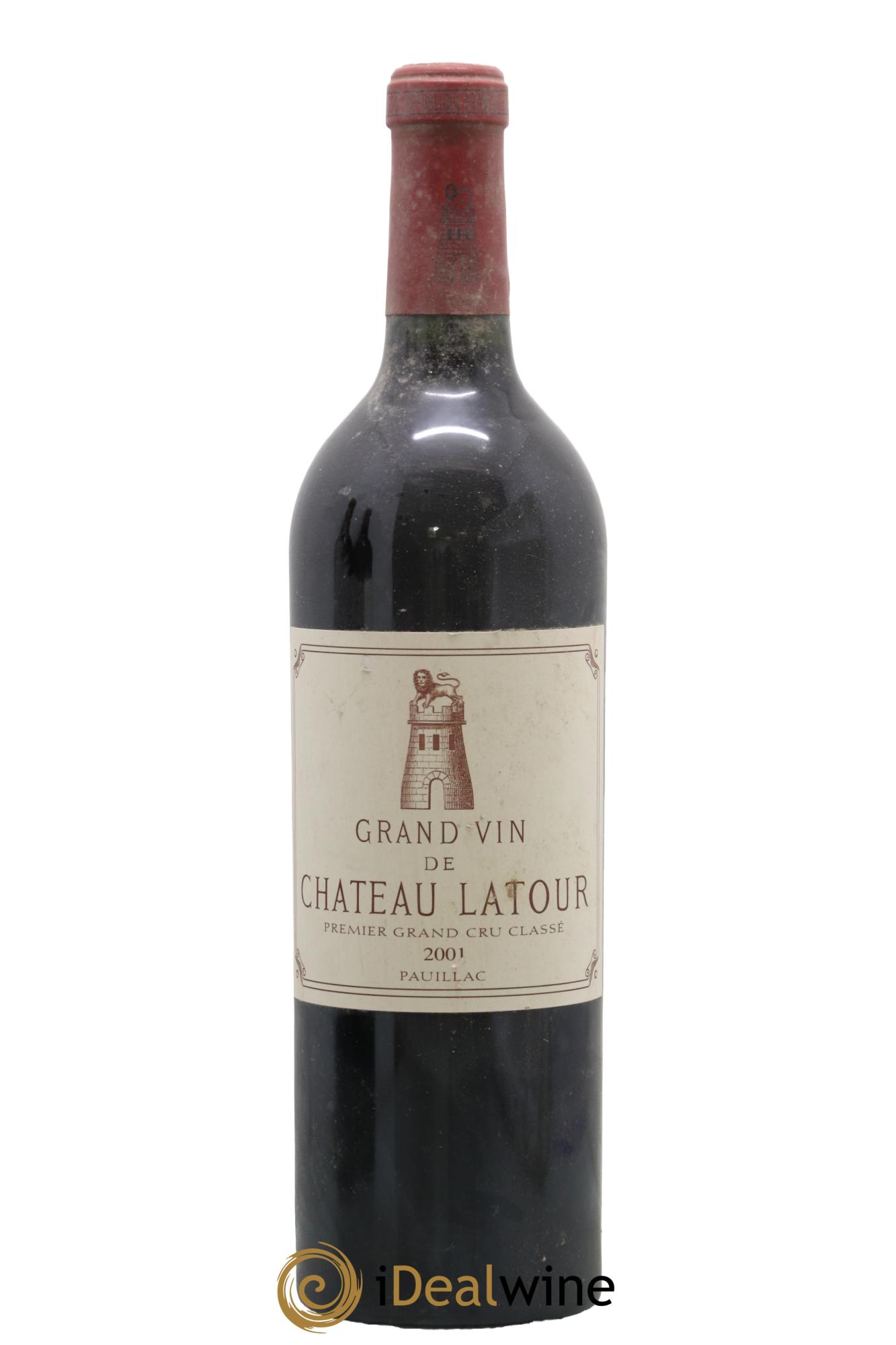 Château Latour 1er Grand Cru Classé 2001 - Lot de 1 bouteille - 0