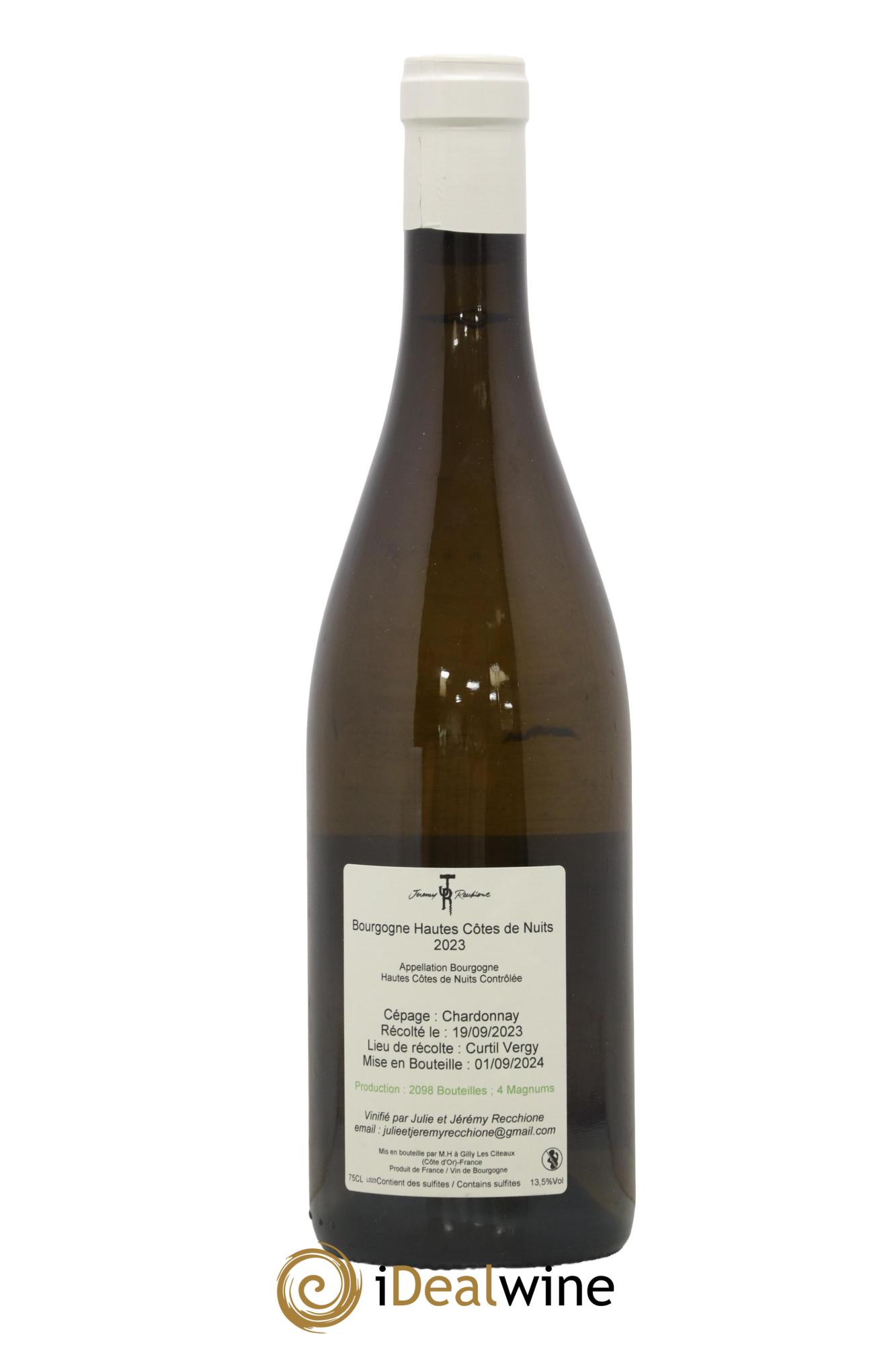 Hautes-Côtes de Nuits Jérémy Recchione  2023 - Posten von 1 Flasche - 1