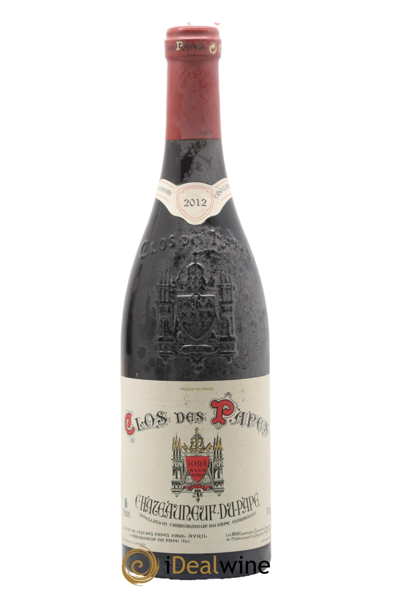 Châteauneuf-du-Pape Clos des Papes - Paul Avril 2012 - Lot of 1 bottle - 0