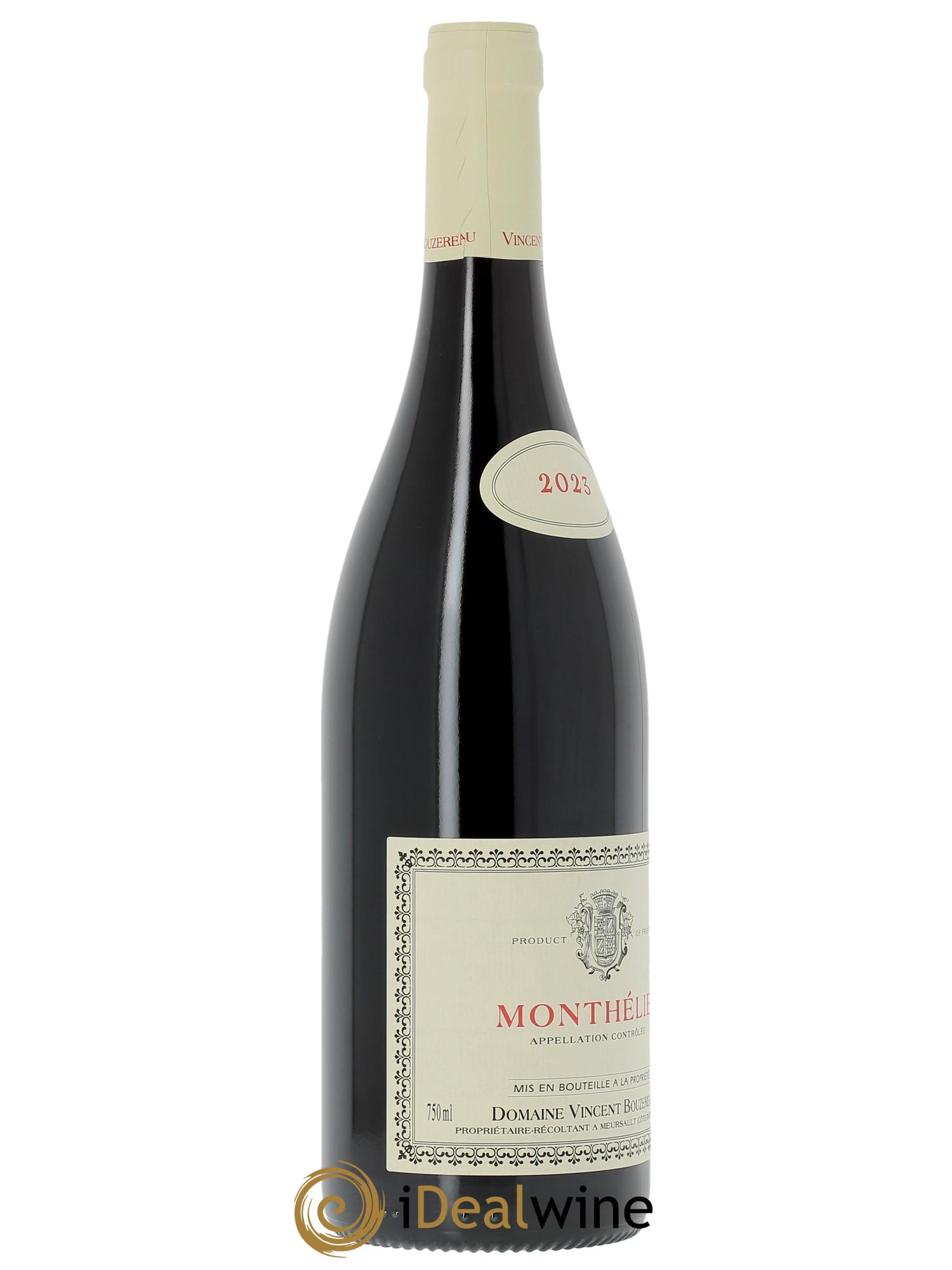 Monthélie Vincent Bouzereau (Domaine)  2023 - Lot de 1 bouteille - 2