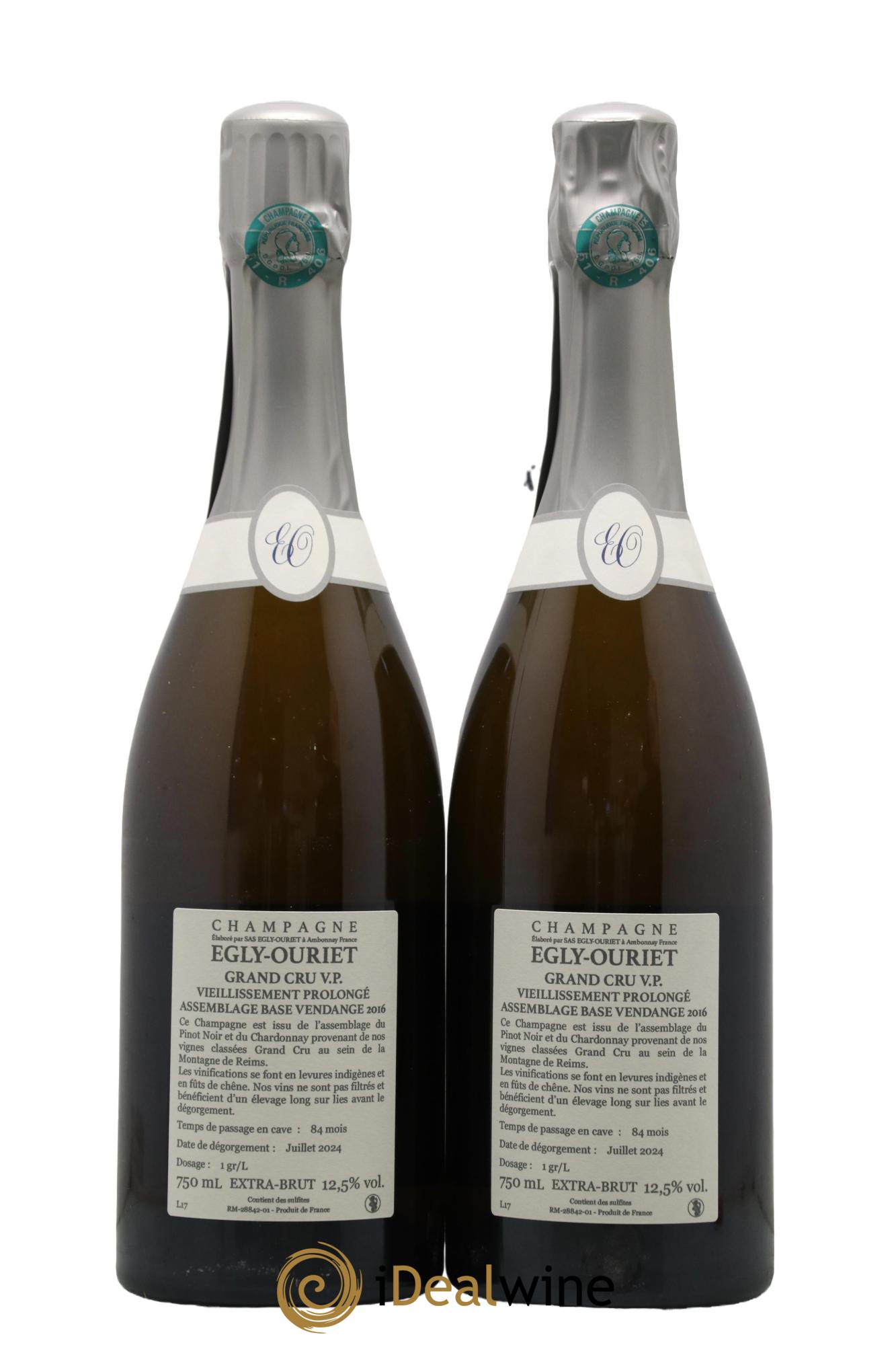 Extra-Brut VP Egly-Ouriet - Posten von 2 Flaschen - 1