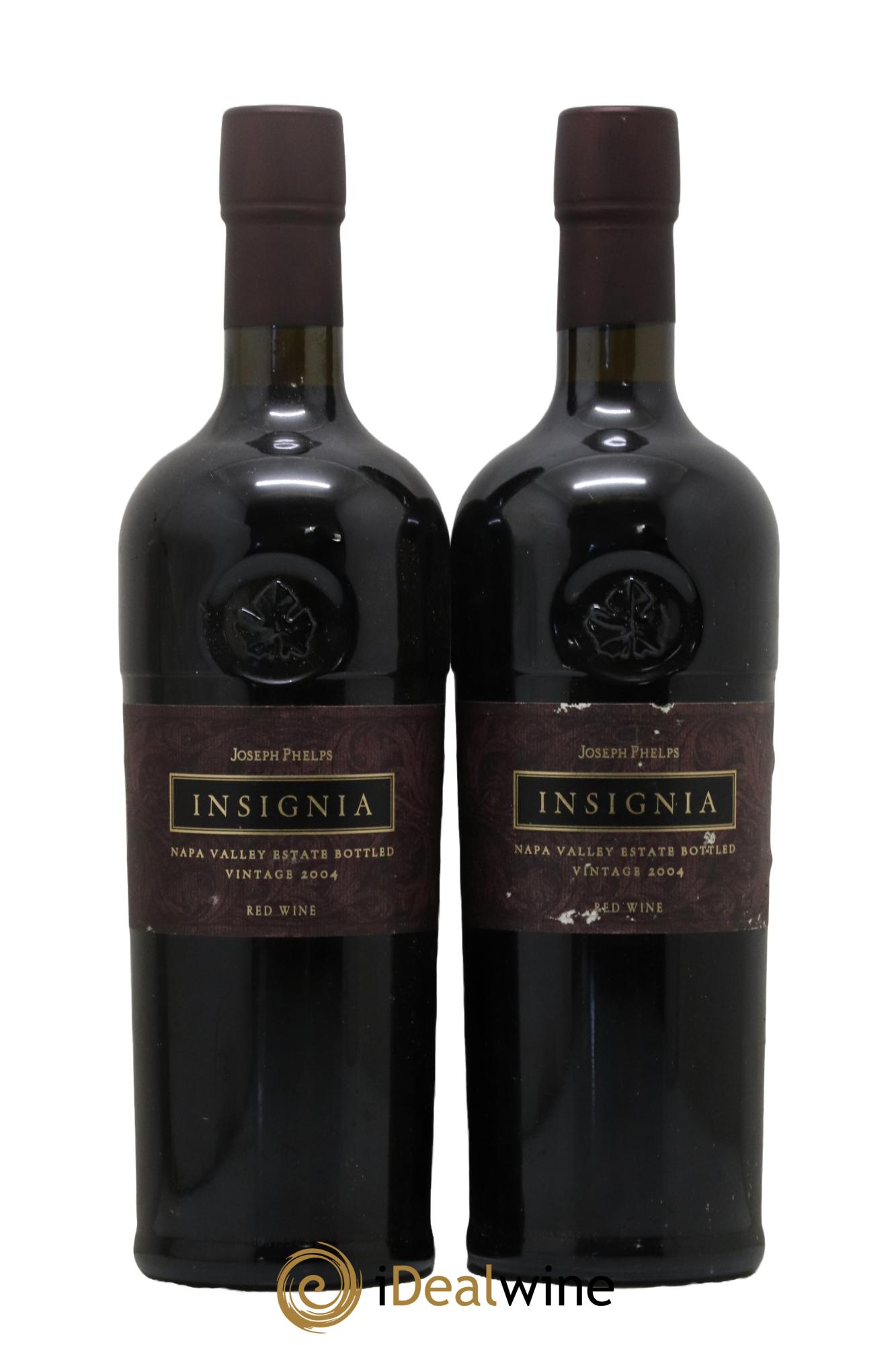 Napa Valley Insignia Joseph Phelps 2004 - Lot of 2 bottles - 0