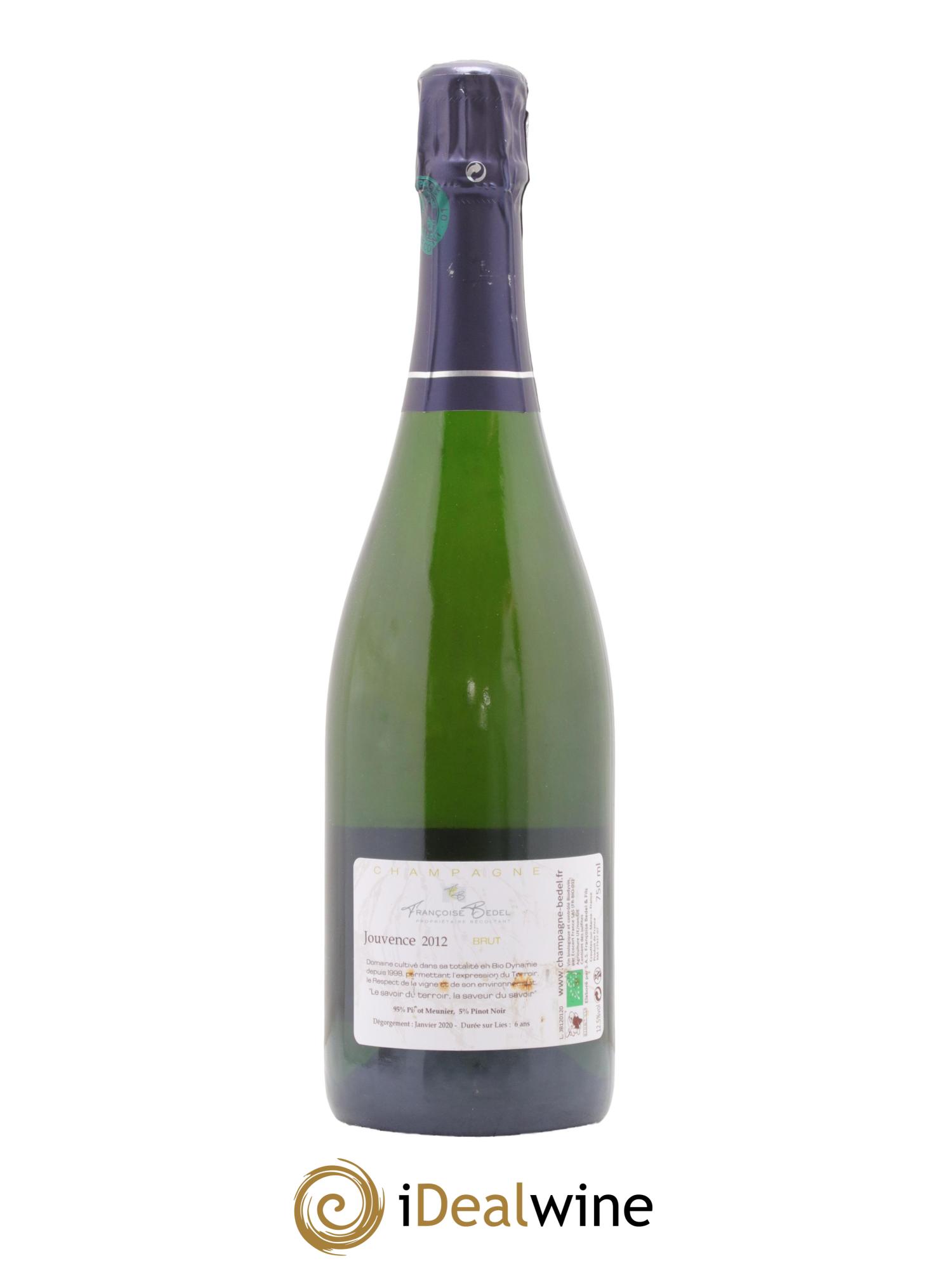 Jouvence Extra-Brut Françoise Bedel et Fils 2012 - Lot of 1 bottle - 1