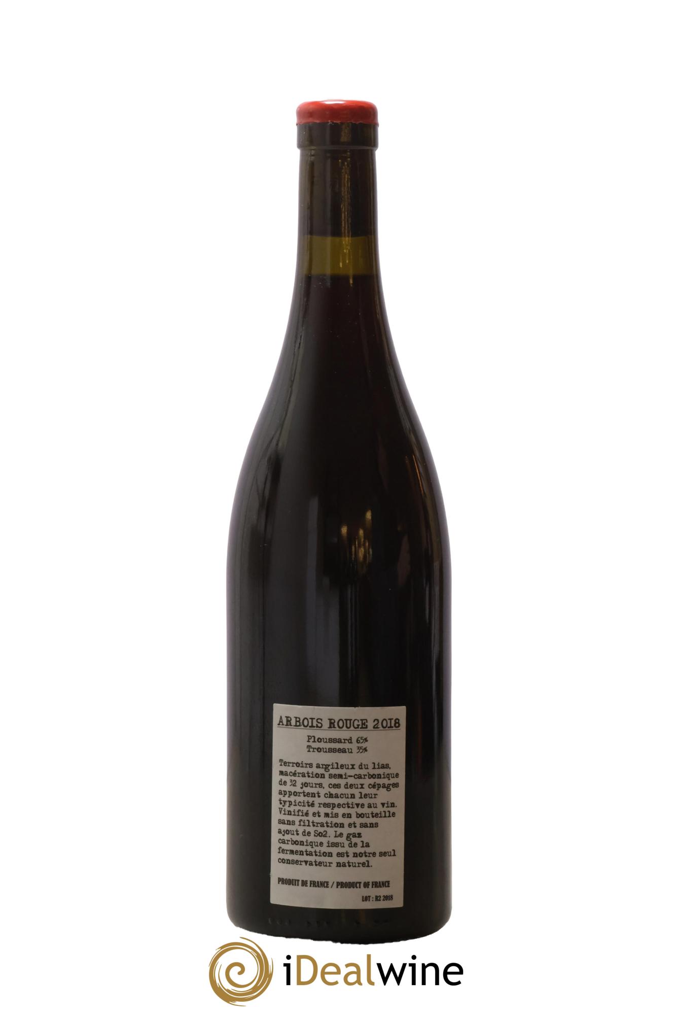 Arbois Ploussard Trousseau Adeline Houillon & Renaud Bruyère 2018 - Lot de 1 bouteille - 1