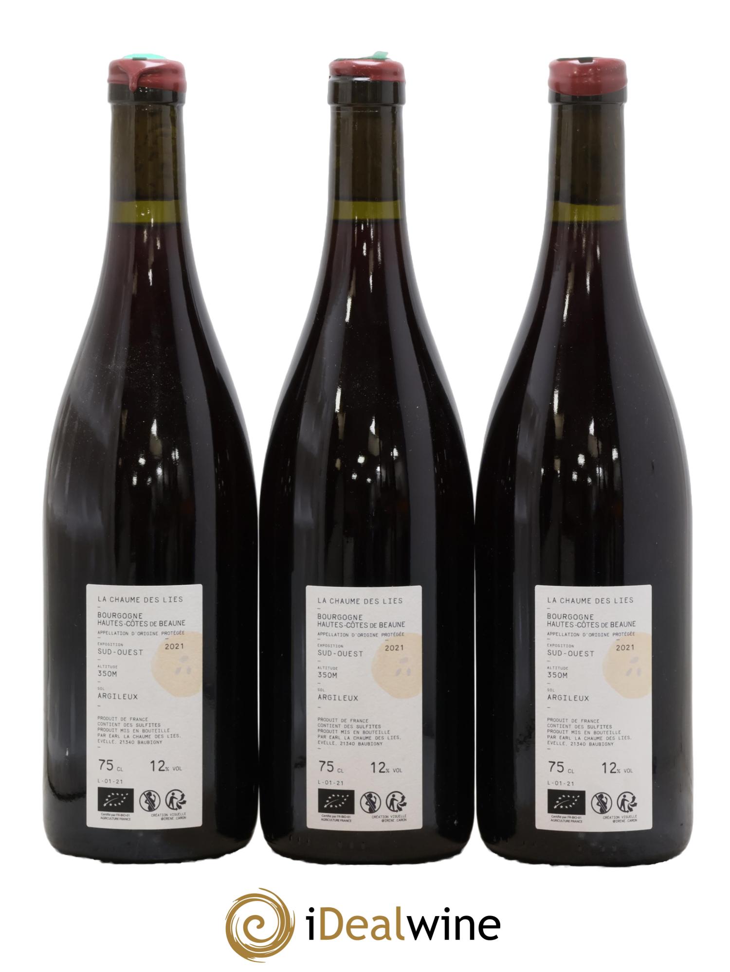 Hautes-Côtes de Beaune La Chaume des Lies 2021 - Lot de 3 bouteilles - 1